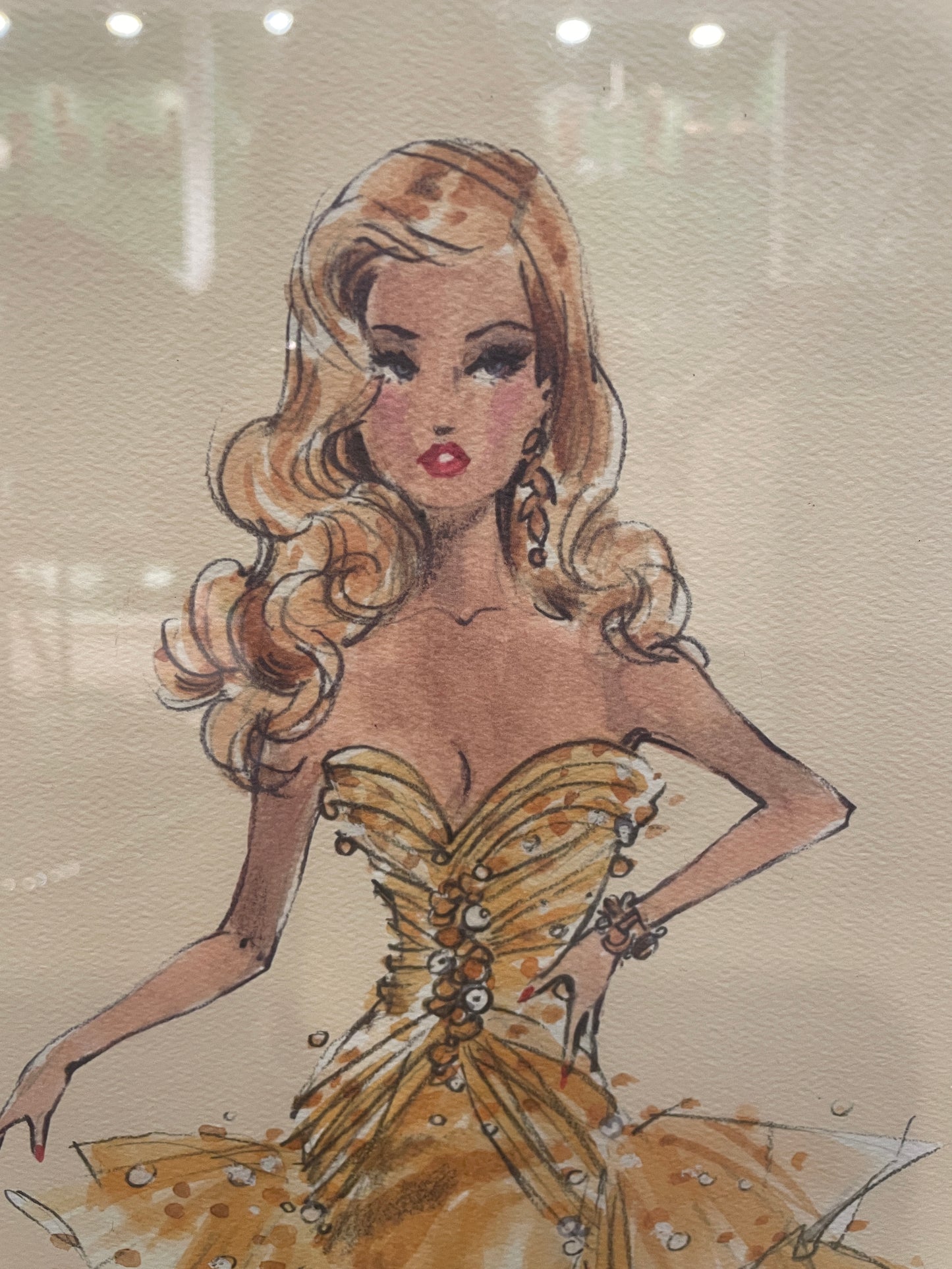 Robert Best "Barbie" Lithograph (01D029)