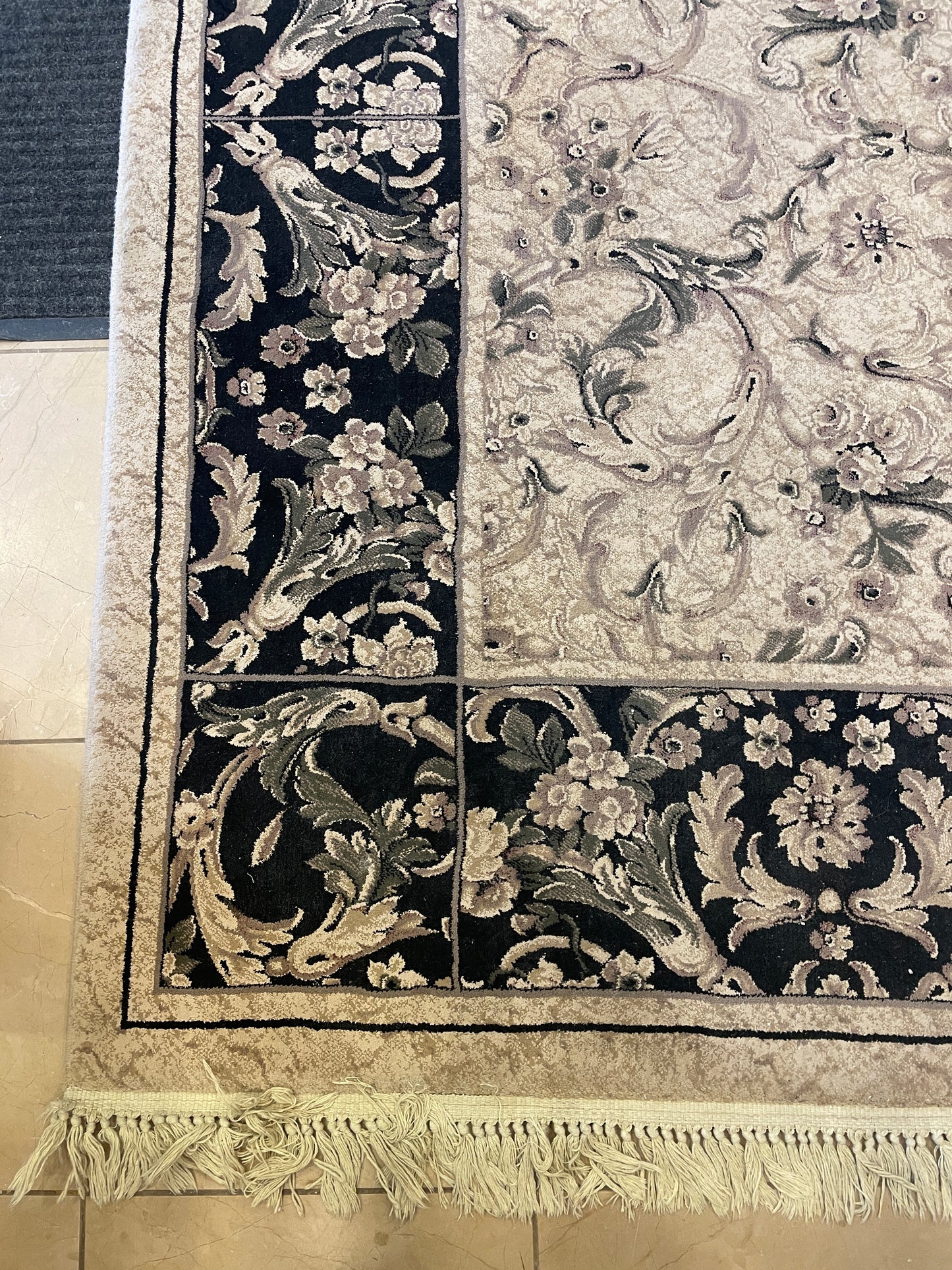 Machine Made Rug in Grays (Approx. 5x7.5) (0K9002)