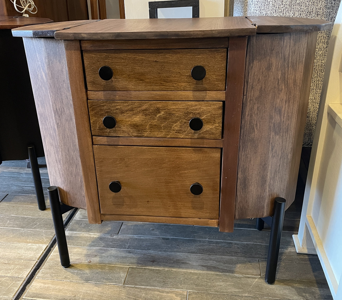 Martha Washington Sewing Cabinet, Refinished (0KN002)