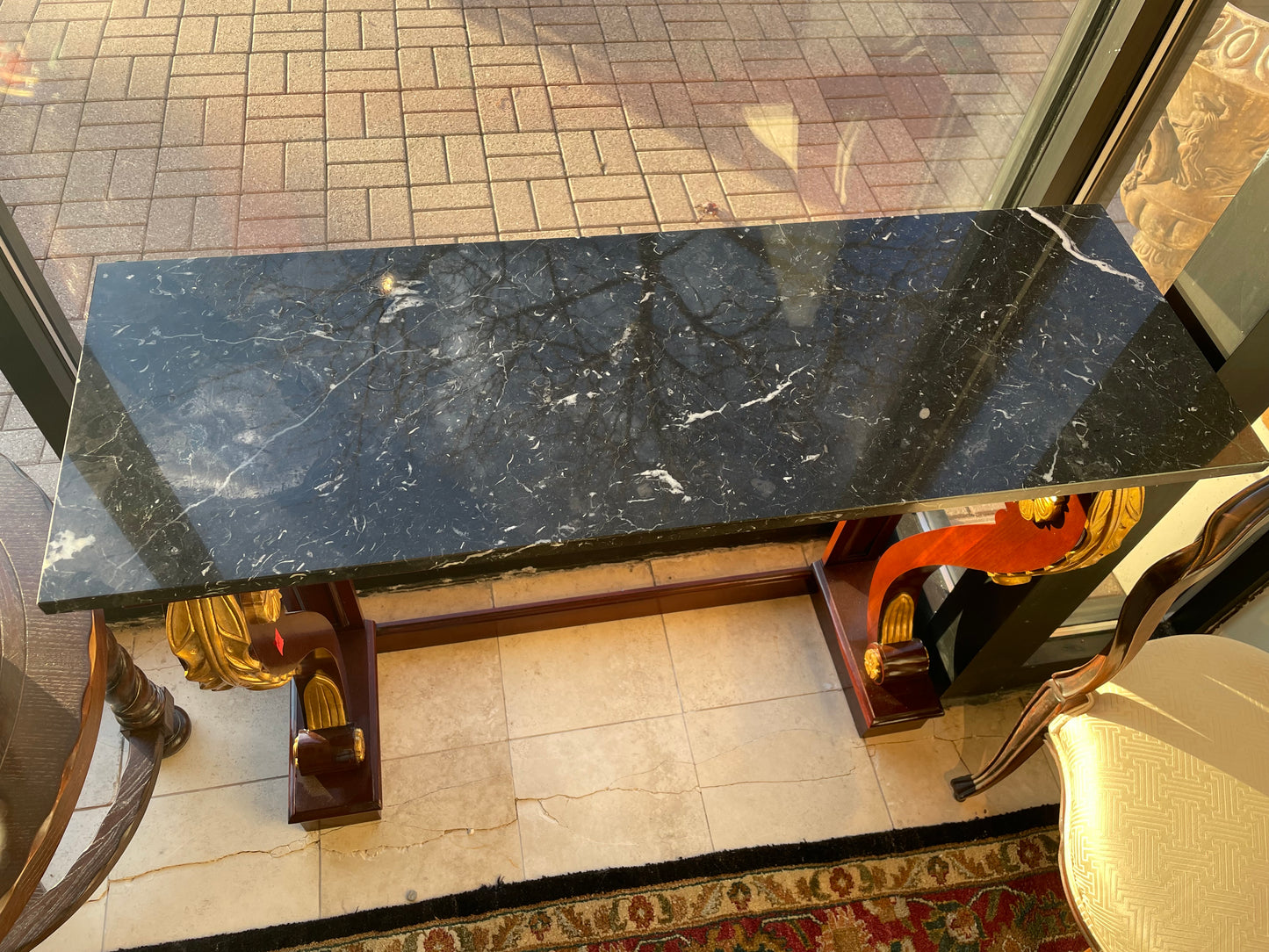 Richard Honquist Marble-Top Sideboard (9KGDK6)