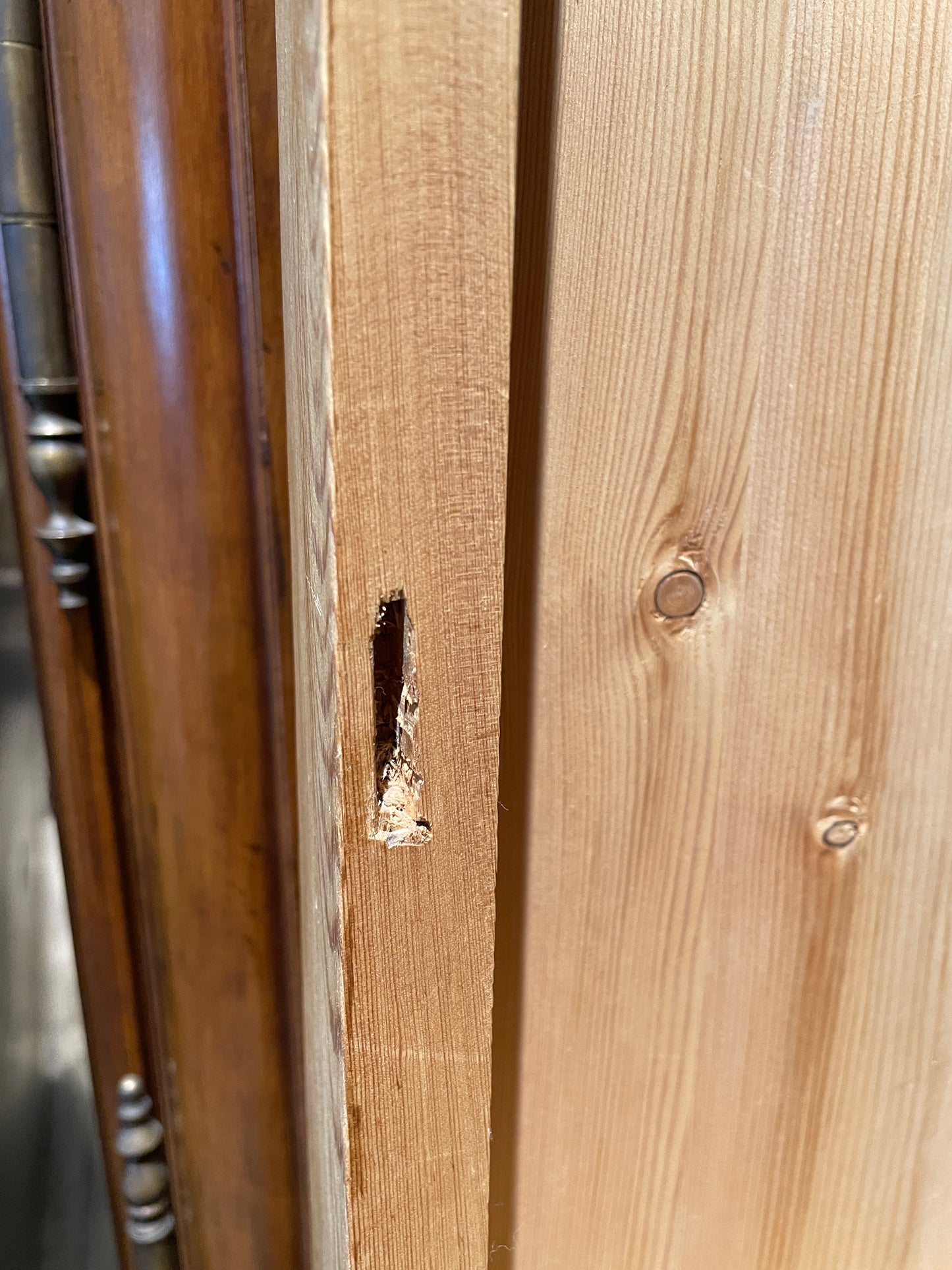Antique Pine Armoire AS IS (0CG001)
