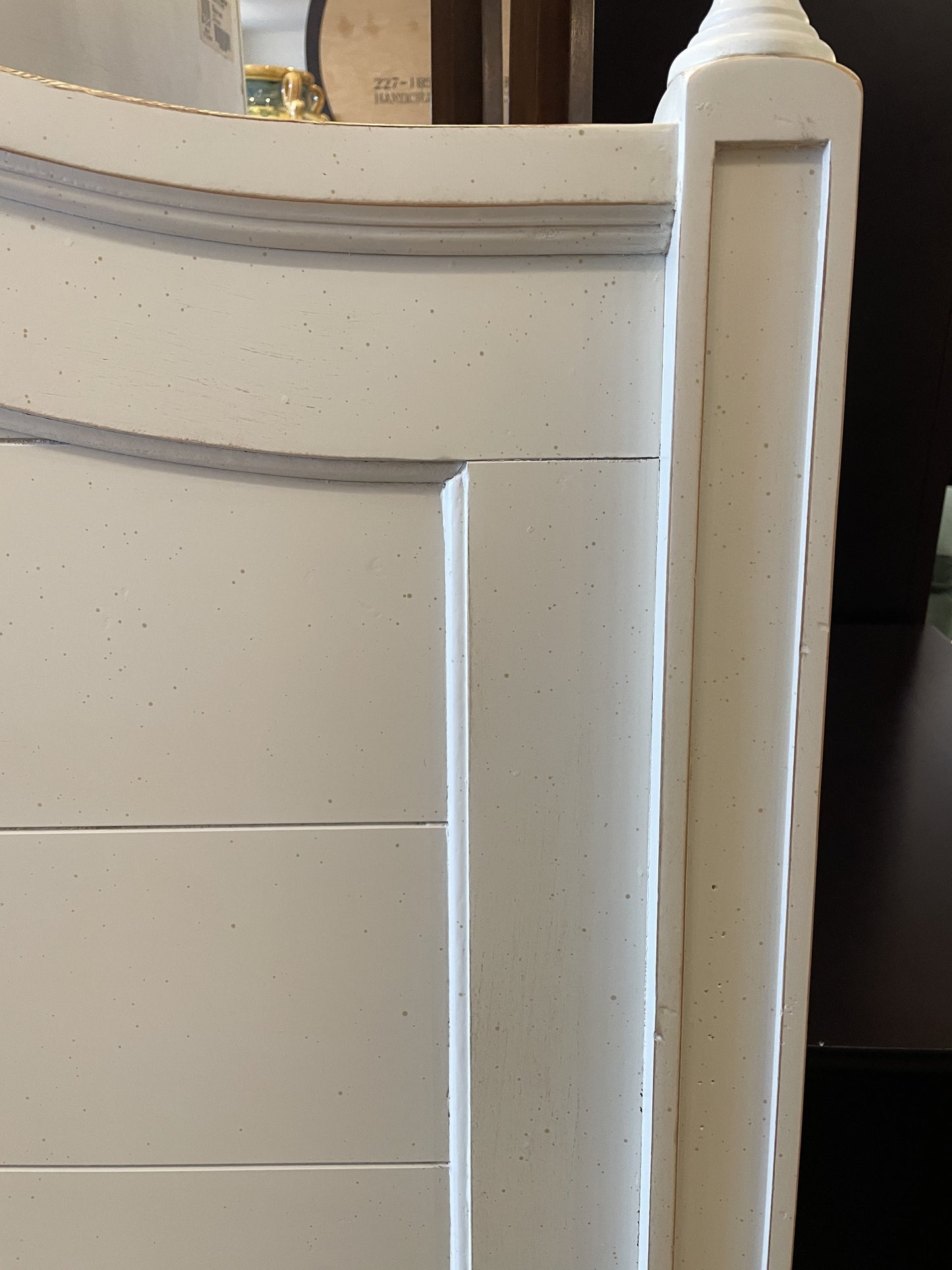 Stanley King White Plank Bed (0CF00I)