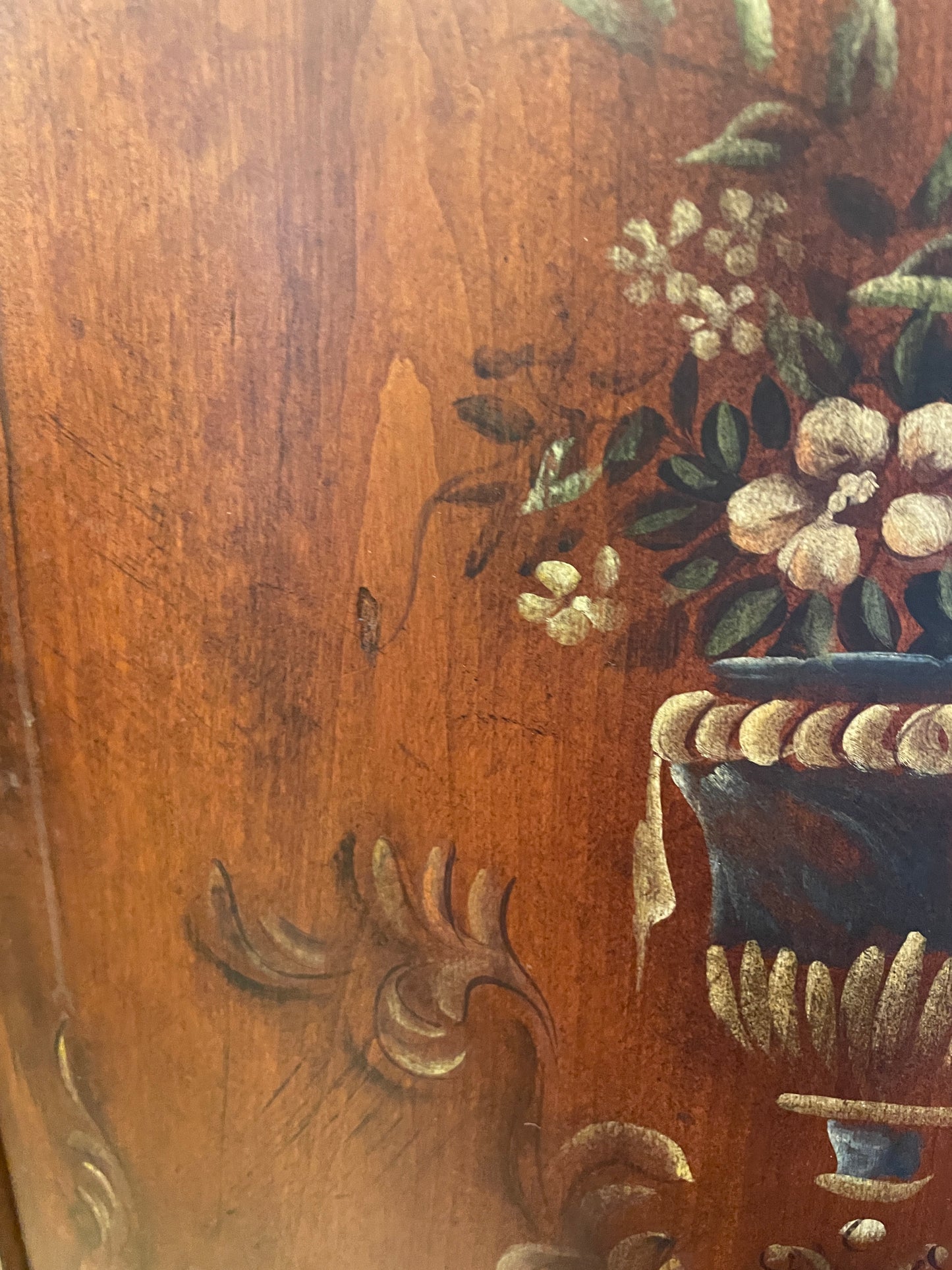 Ethan Allen Faux Finished Demilune Cabinet (0KO005)