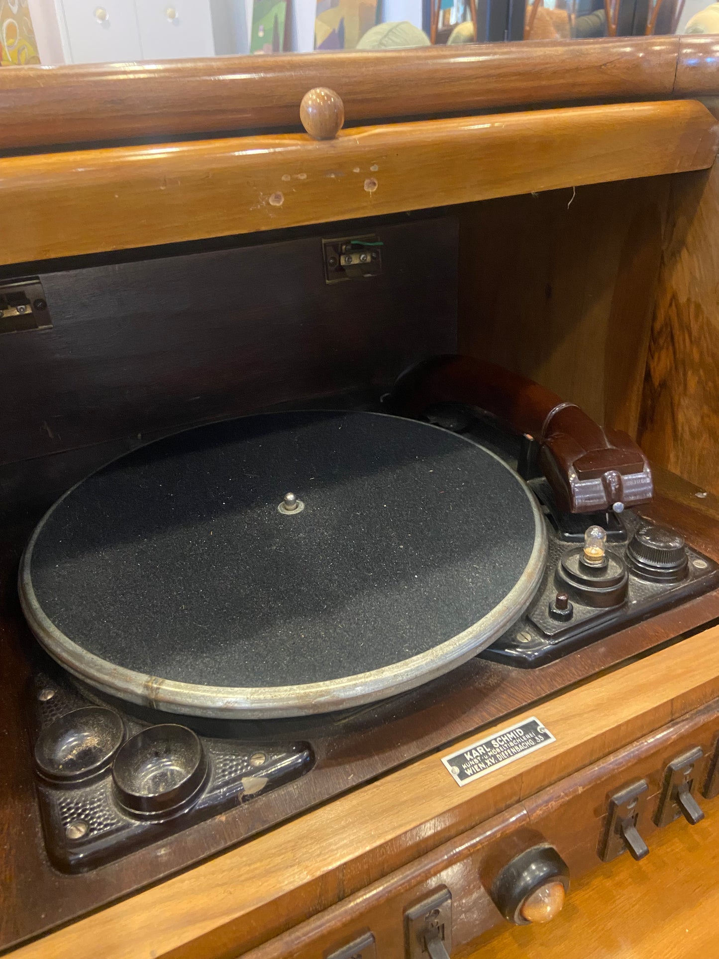 Art Deco Radio/Bar Cabinet (Non-working)