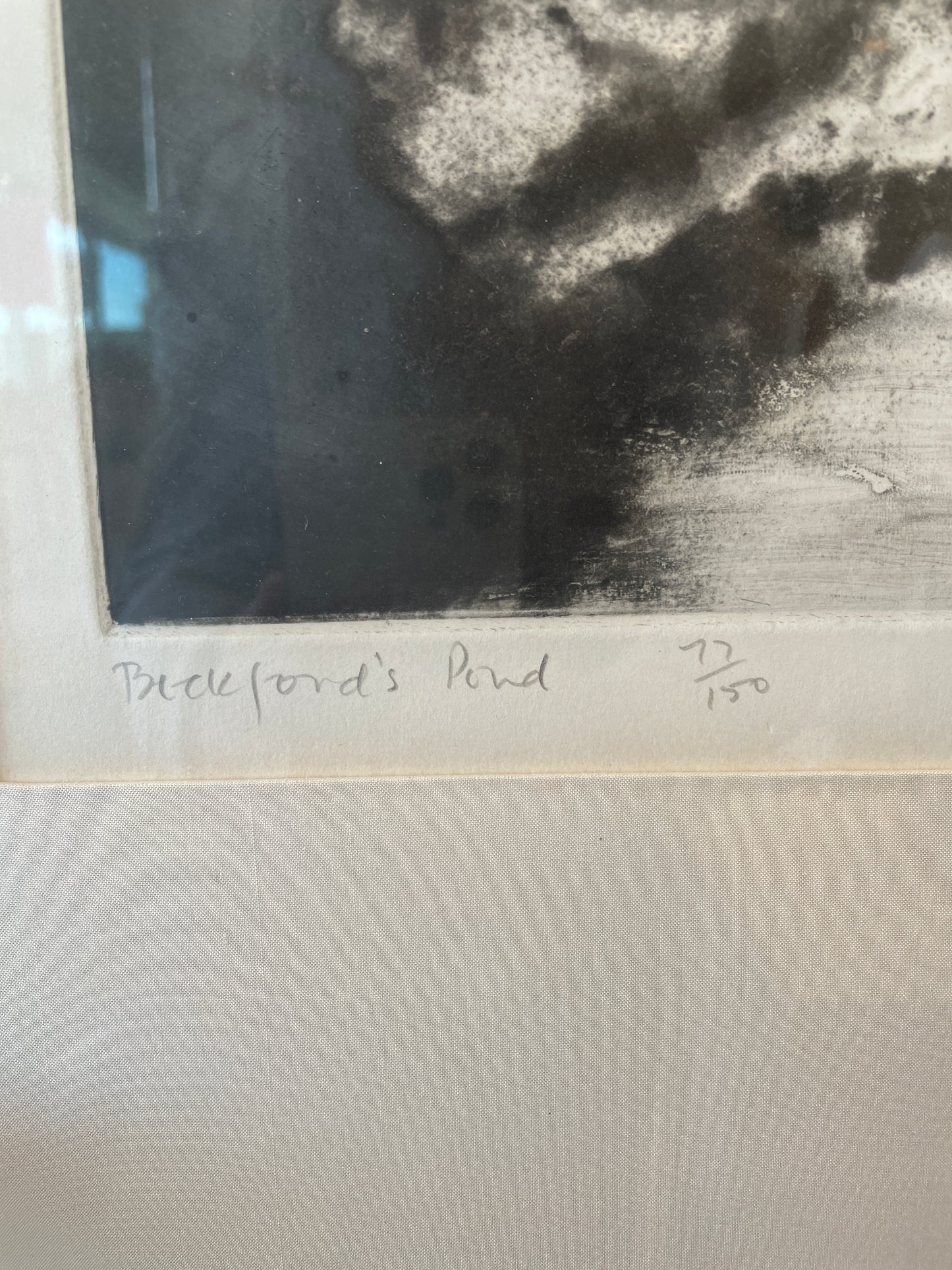 Beckford's Pond - Etching (0CH003)