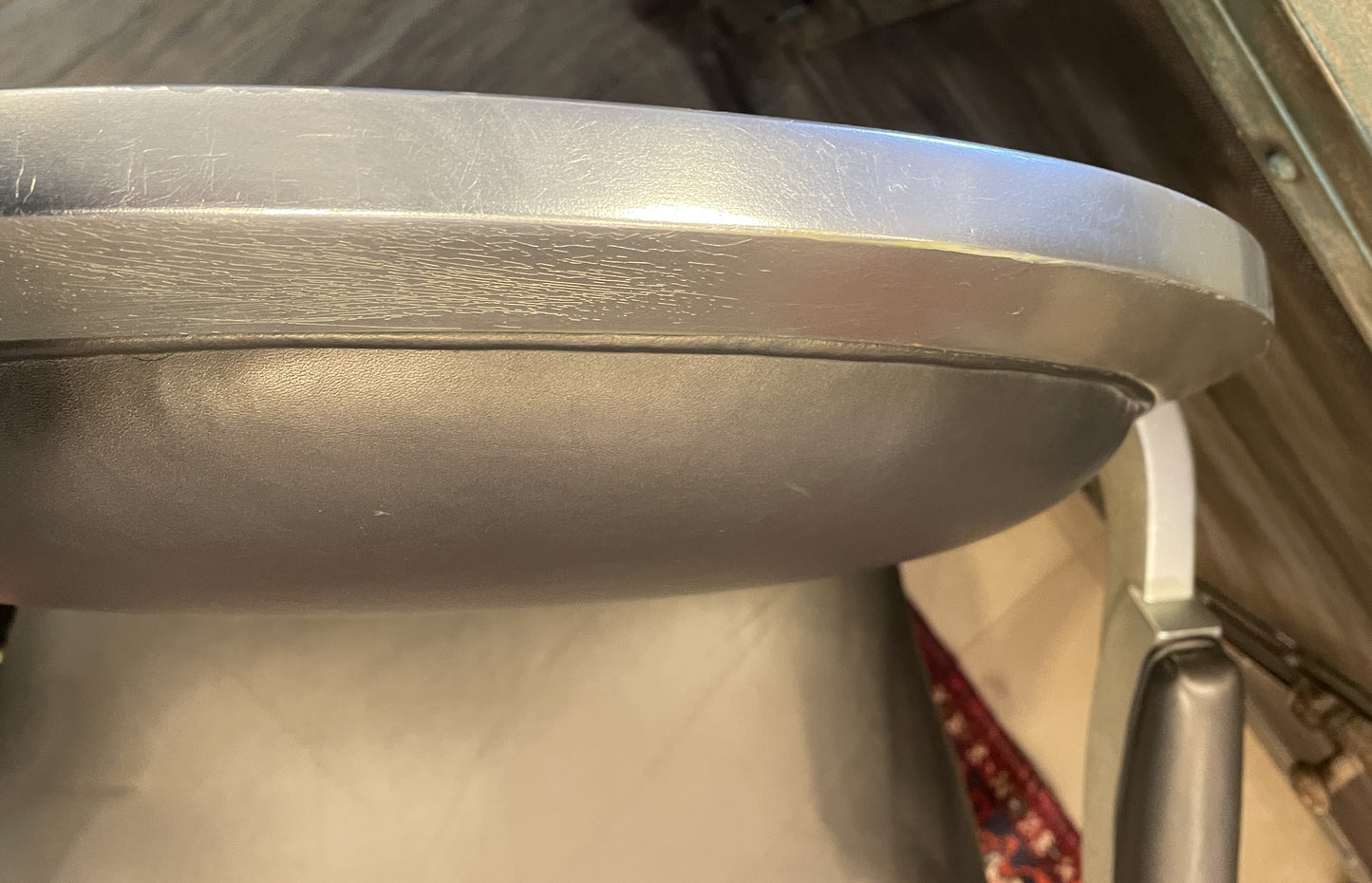 John Hutton for Donghia Oval Back Arm Chair (Two available 0KP009 and 0KP00A)