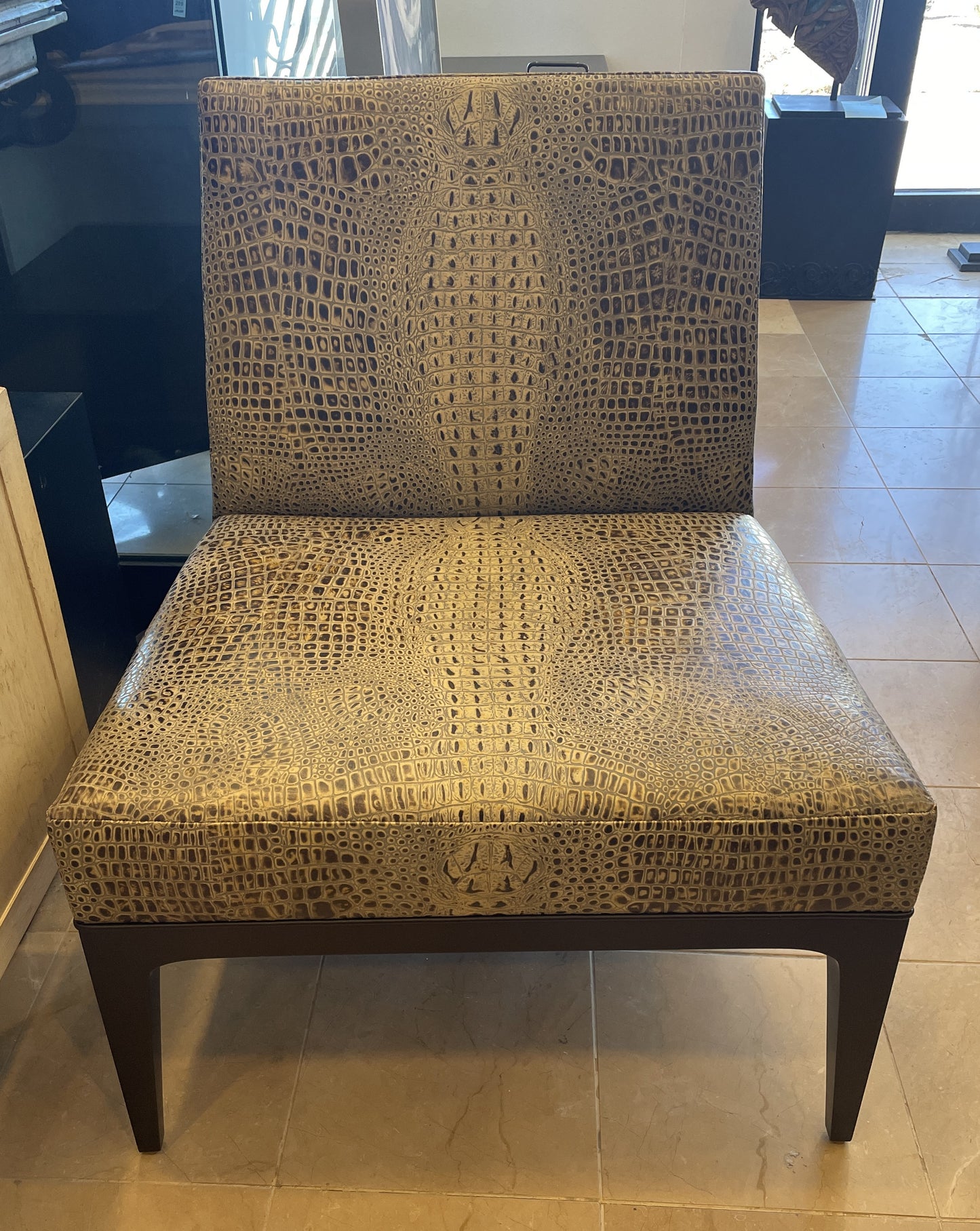 Interior Crafts Alligator Armless Occasional Chair (Two available 0KP00F and 0KP00G)