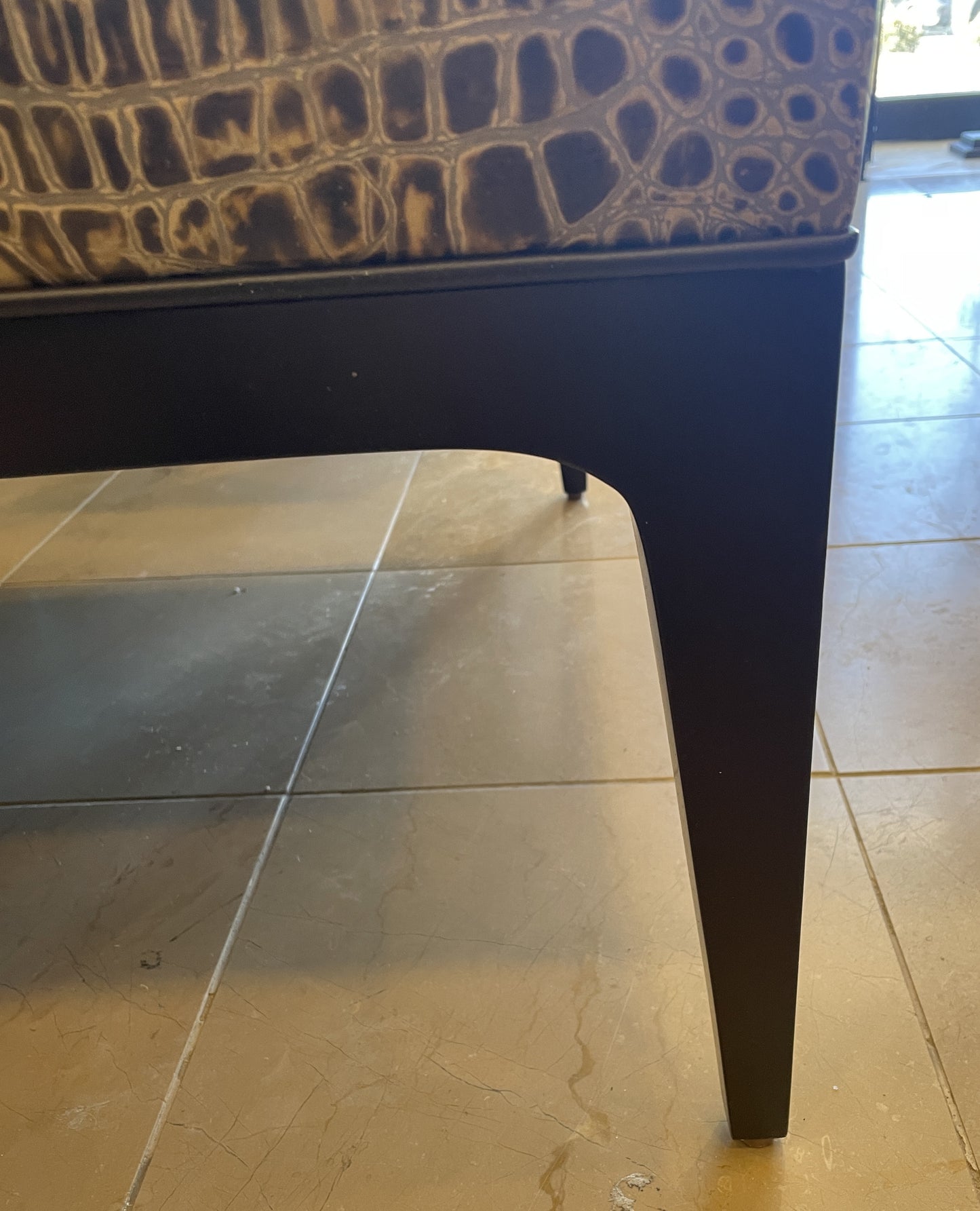 Interior Crafts Alligator Armless Occasional Chair (Two available 0KP00F and 0KP00G)