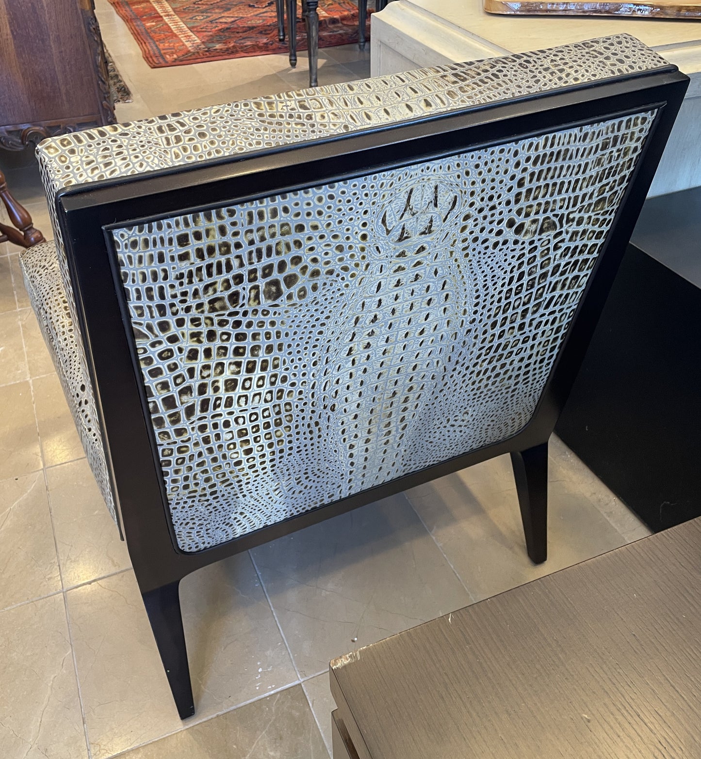 Interior Crafts Alligator Armless Occasional Chair (Two available 0KP00F and 0KP00G)