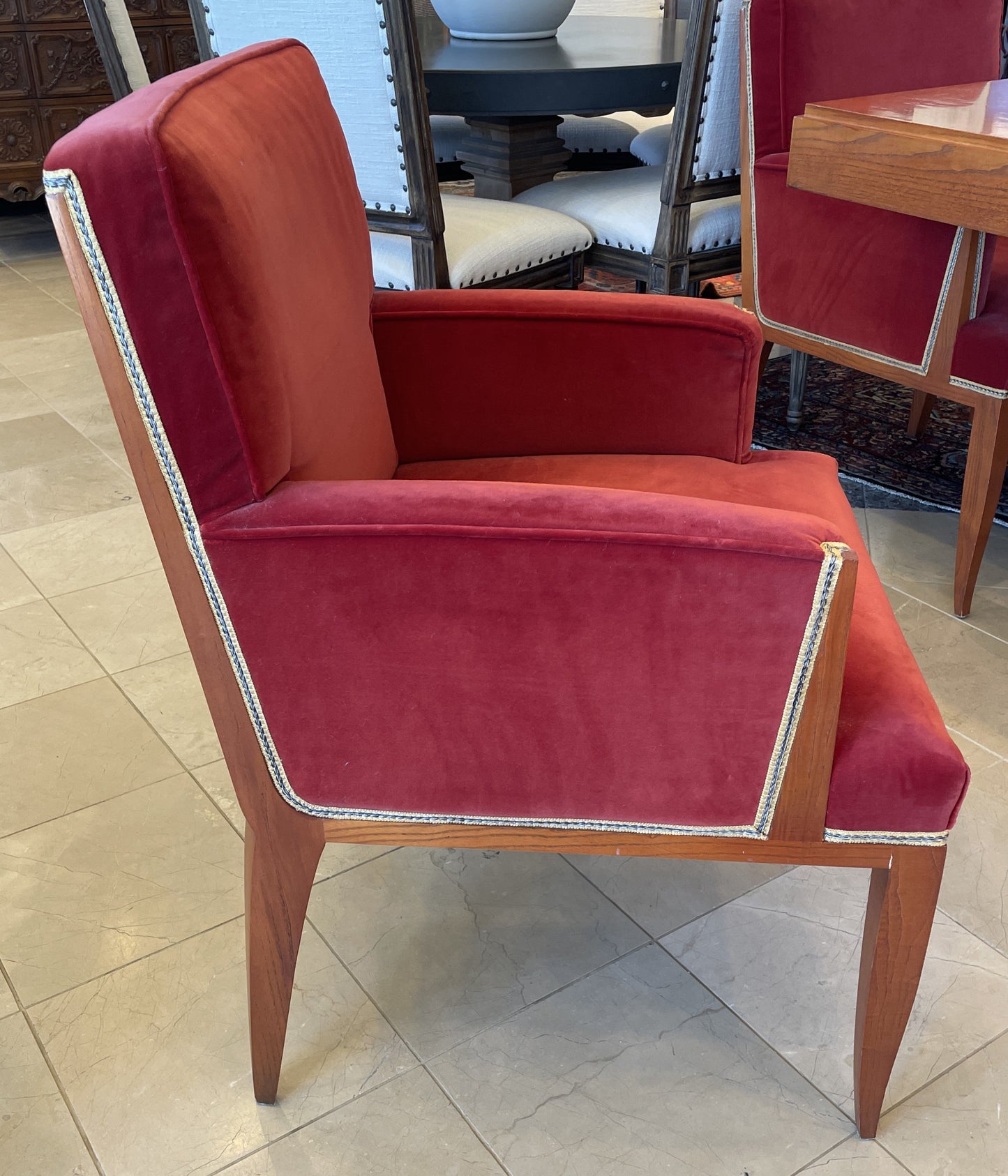 Scott Himmel Custom Deco Inspired Dining Chairs, Set of 8 (0KP002)