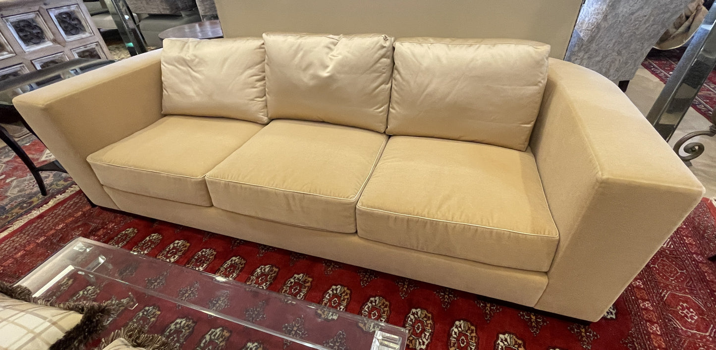 Interior Crafts Mohair and Silk Custom Sofa (0KP00L)