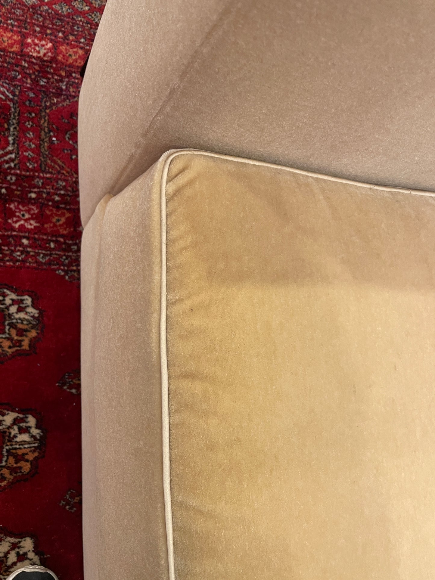 Interior Crafts Mohair and Silk Custom Sofa (0KP00L)