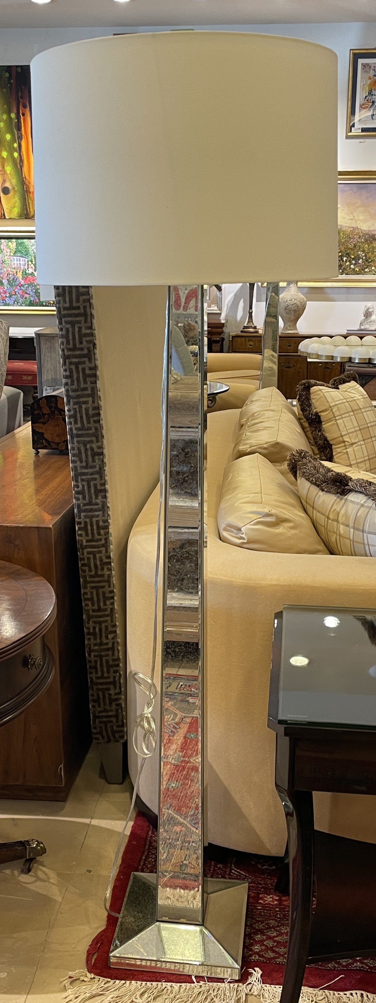 Mirrored Floor Lamp (Two available 0KP007 and 0KP008)