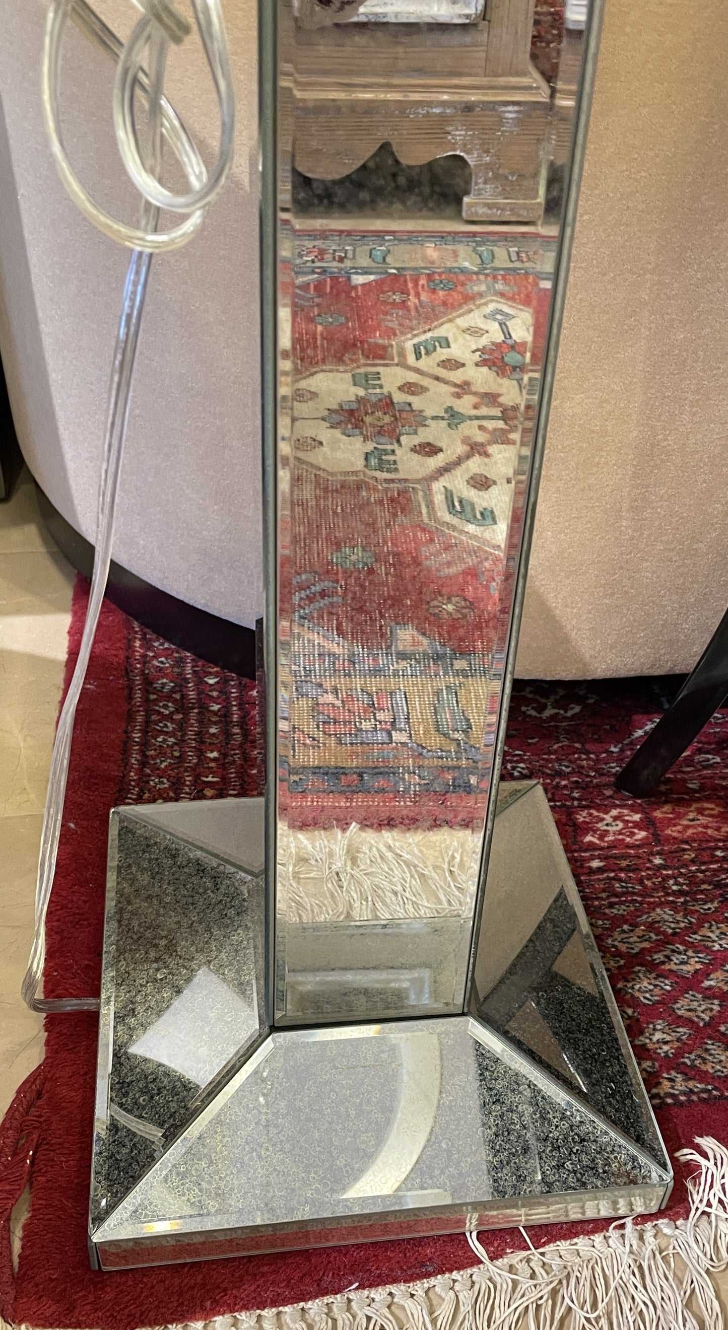 Mirrored Floor Lamp (Two available 0KP007 and 0KP008)