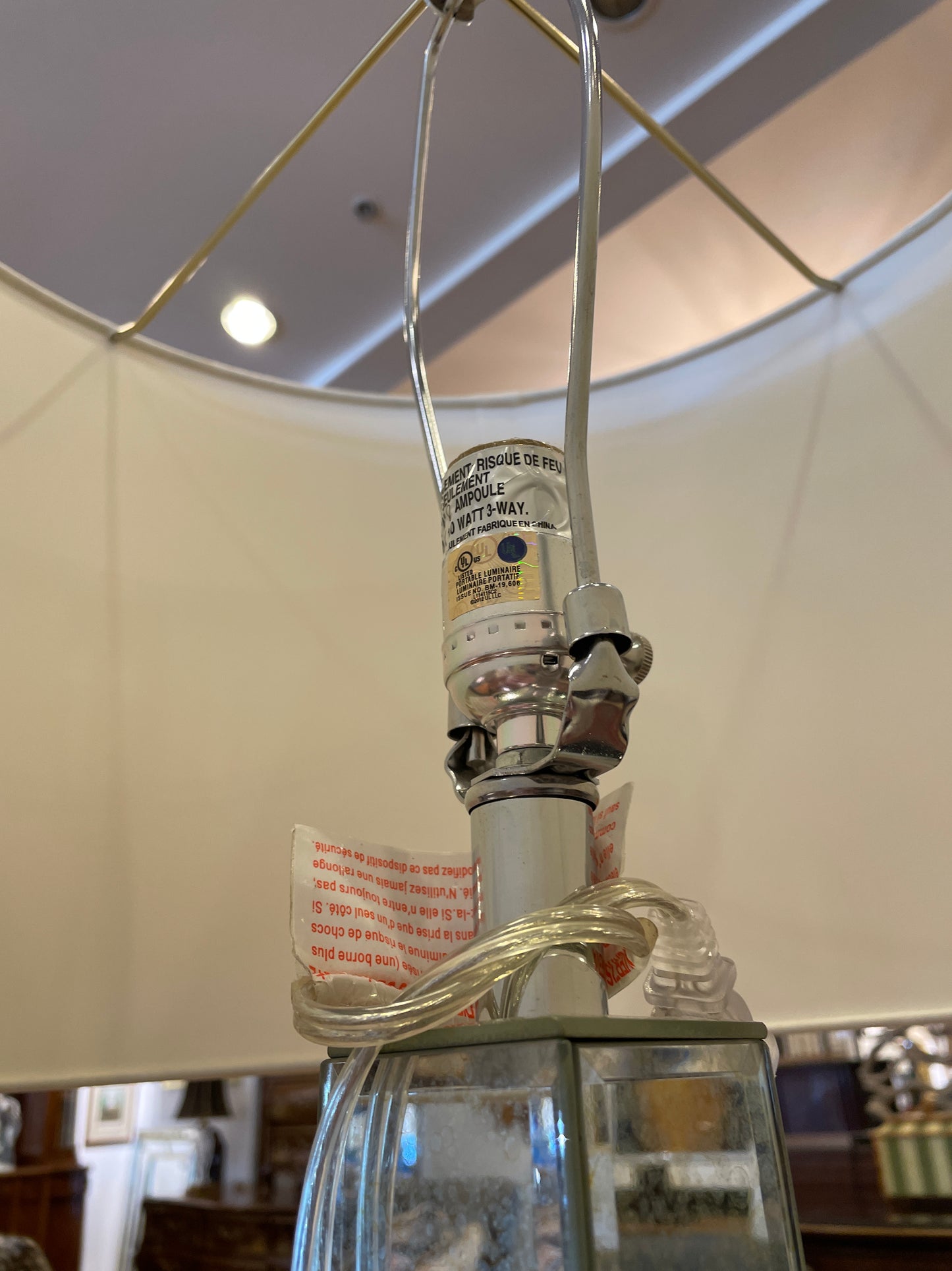 Mirrored Floor Lamp (Two available 0KP007 and 0KP008)