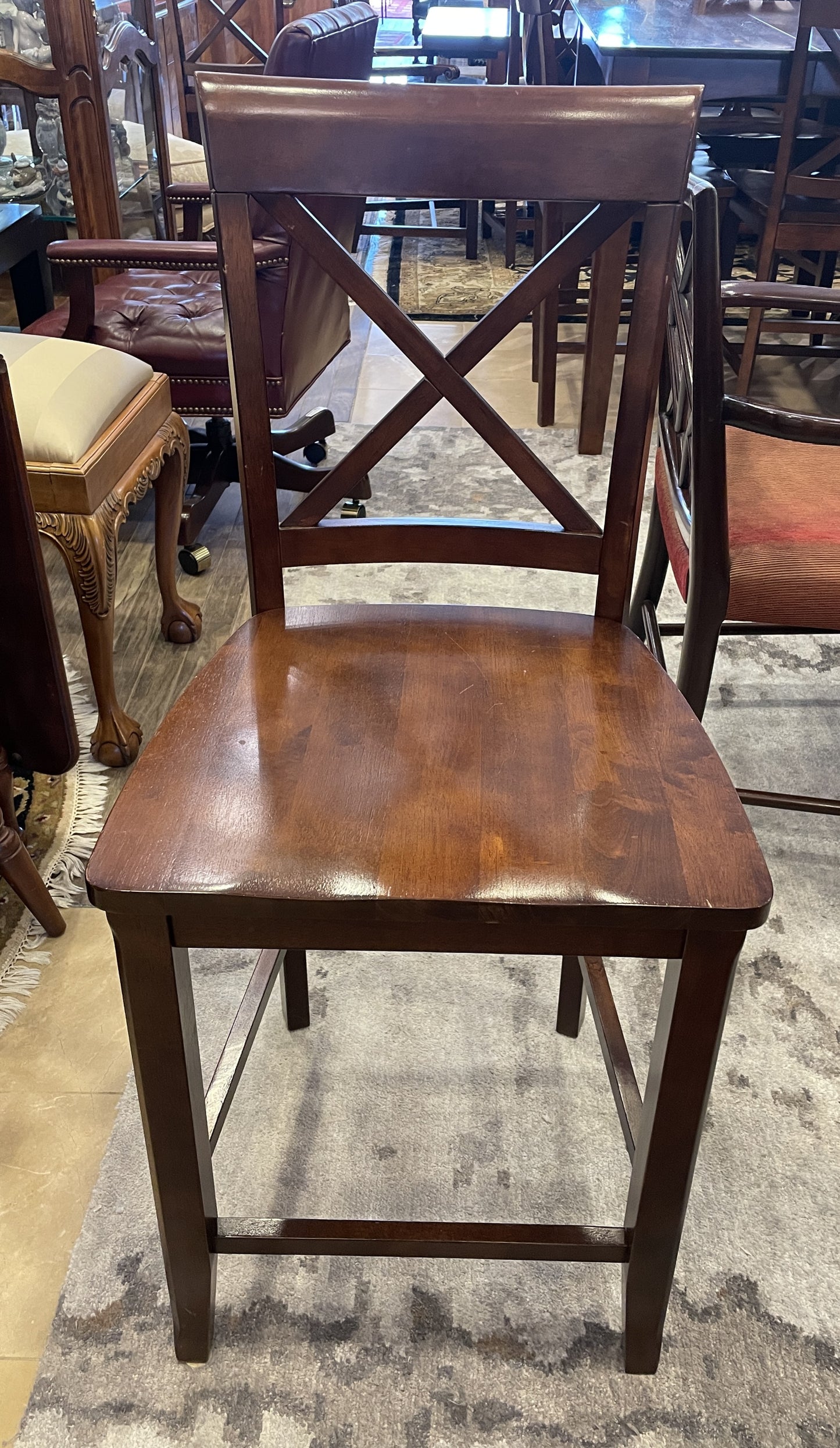 Bar Height Dining Table with 6 stools (0GZ002)