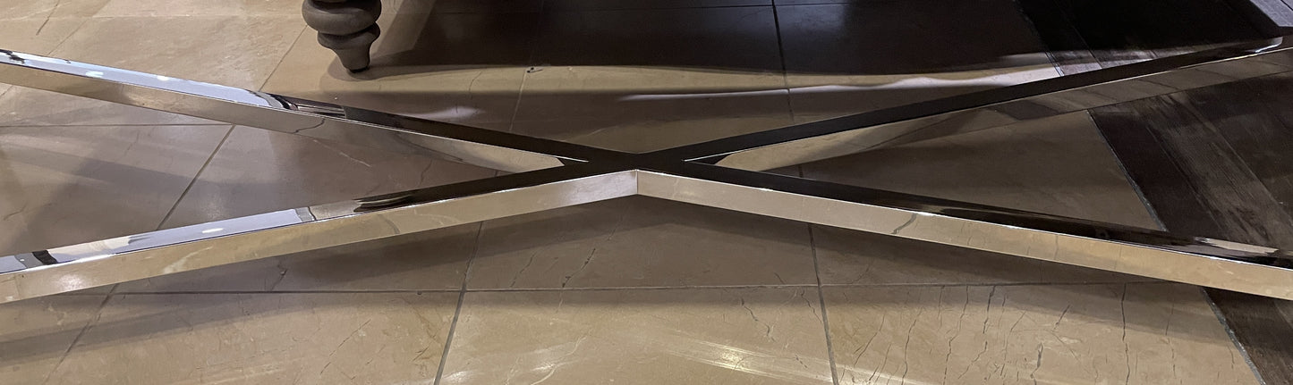 Century "Valence" Bench with Leopard Print Upholstery (0KP003)