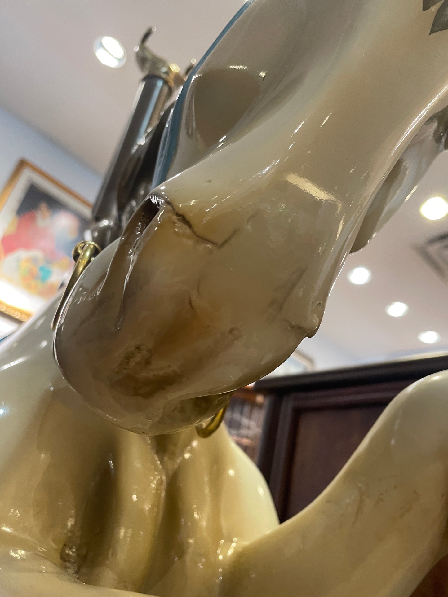 Allan Herschell Attributed Repainted Carousel Horse, Jumper with Jewels (060005)