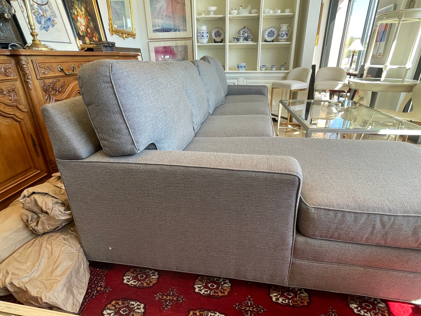 Huntington House Sectional Sofa with Chaise (0GZ007)