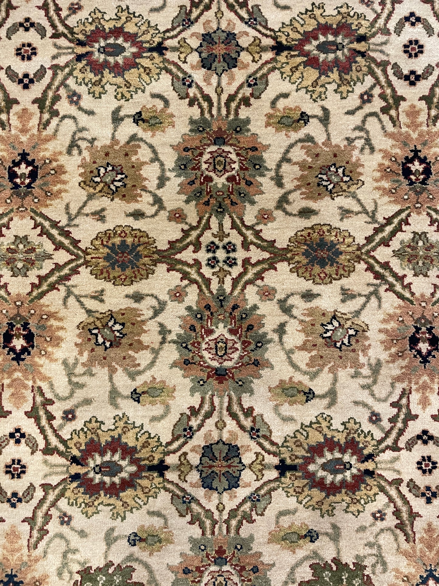 Wool Samad Rug, Ivory and Slate (4'1 x6'2)(0NM004)