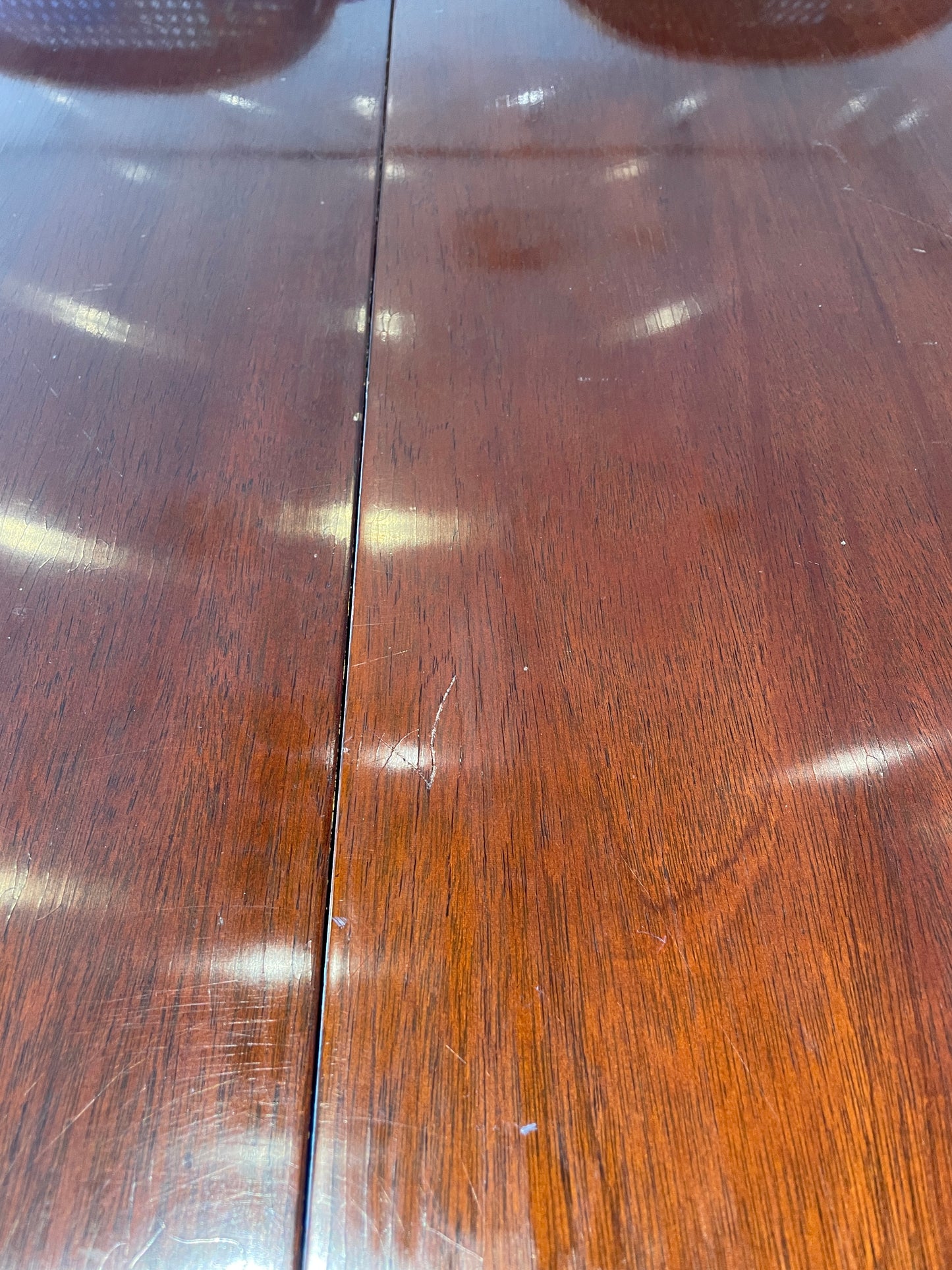 Georgian style Banded Dining Table, AS IS (037001)