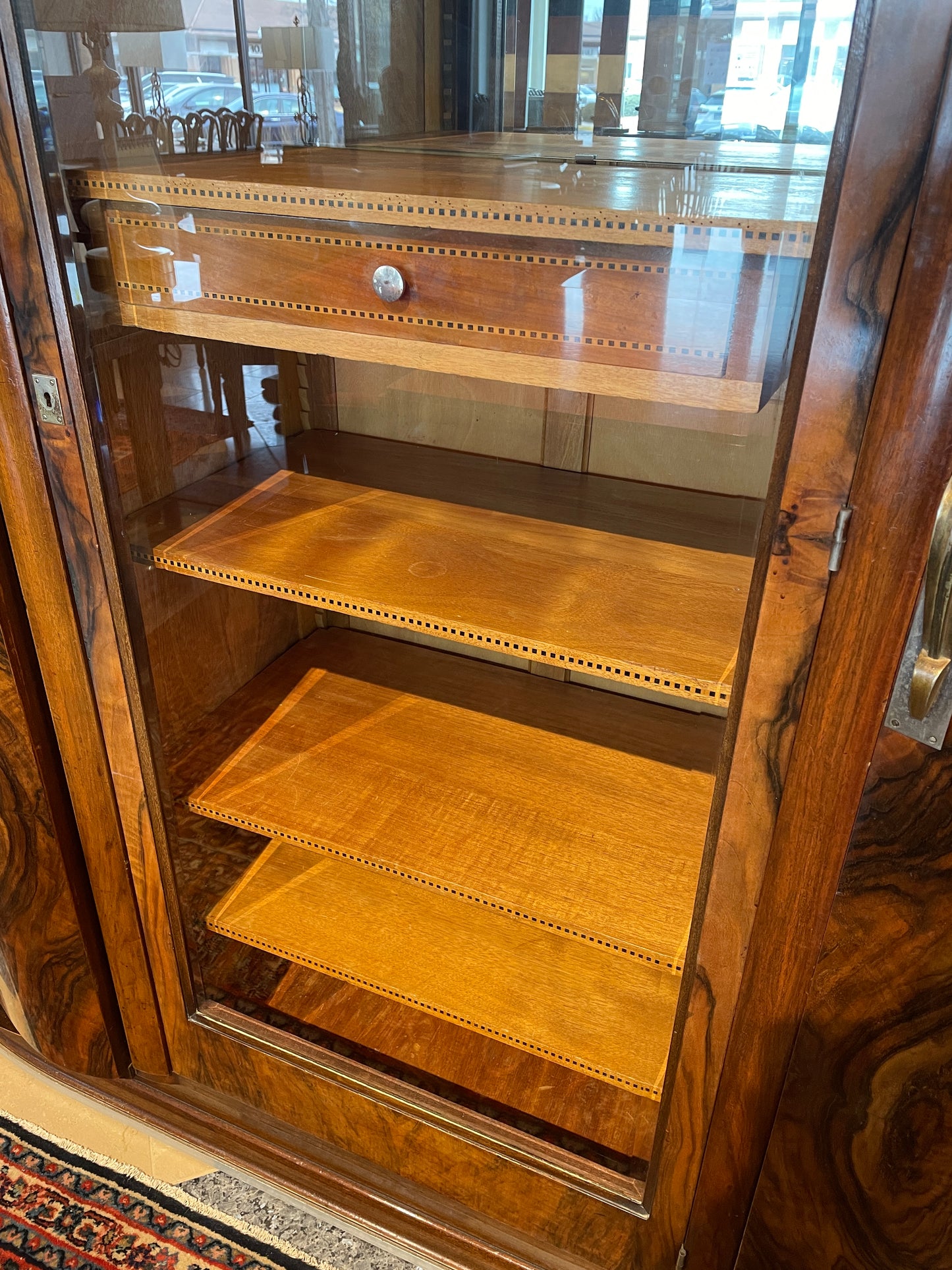 Art Deco Three Door Armoire/Bar (0KP00M)