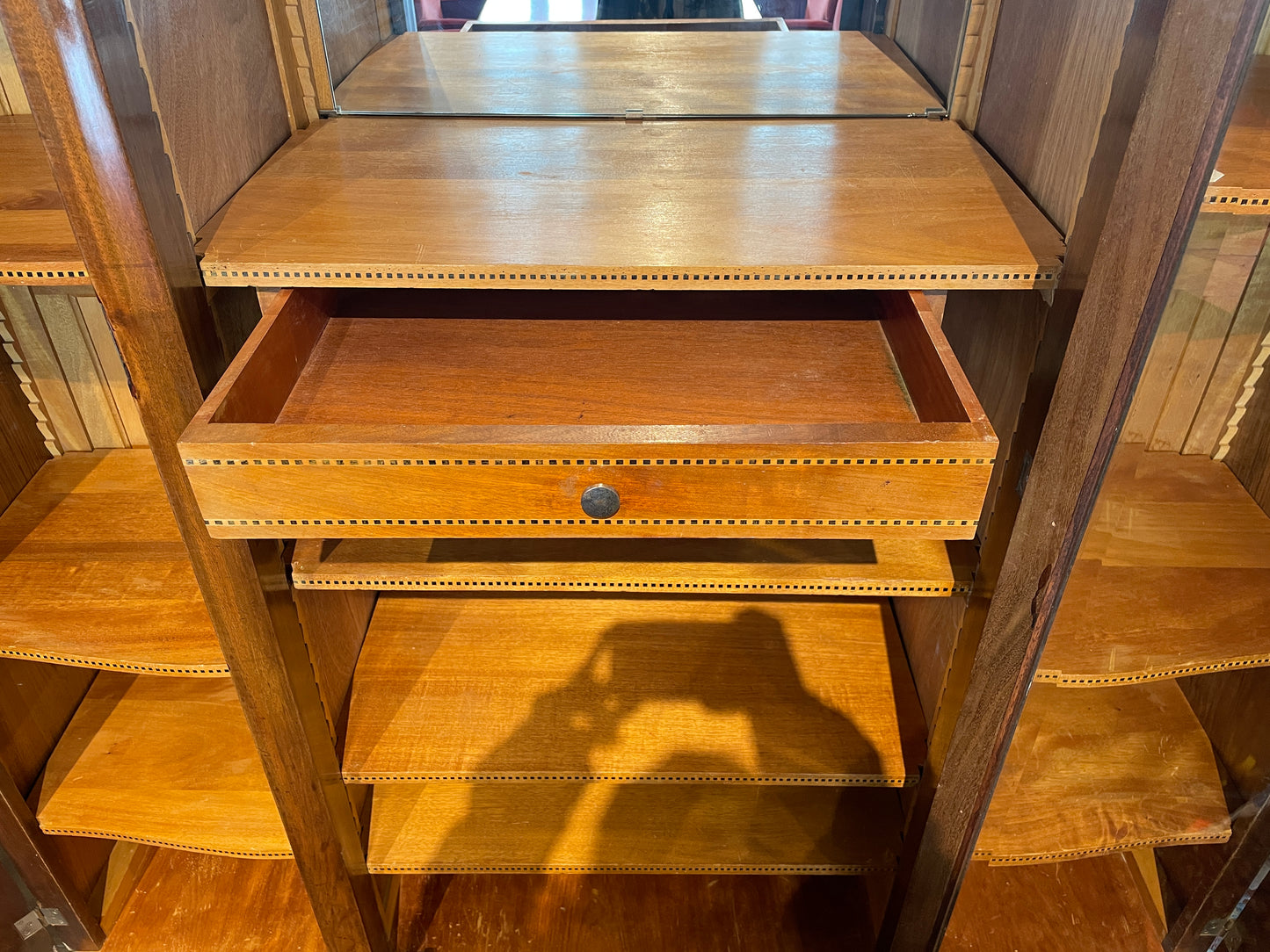 Art Deco Three Door Armoire/Bar (0KP00M)