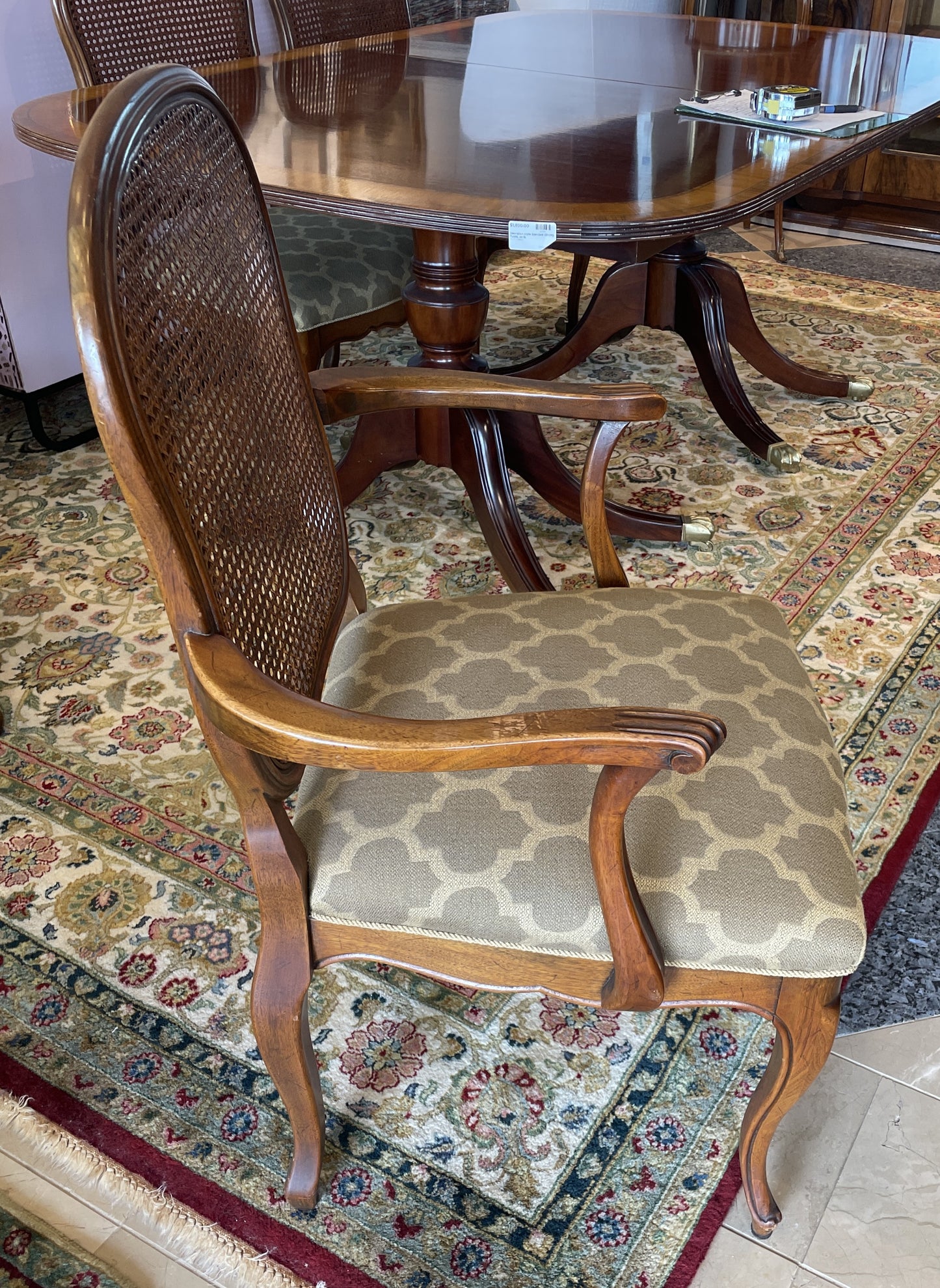 Davis Furniture Company Caned Dining Chairs, set of 6 (037002)
