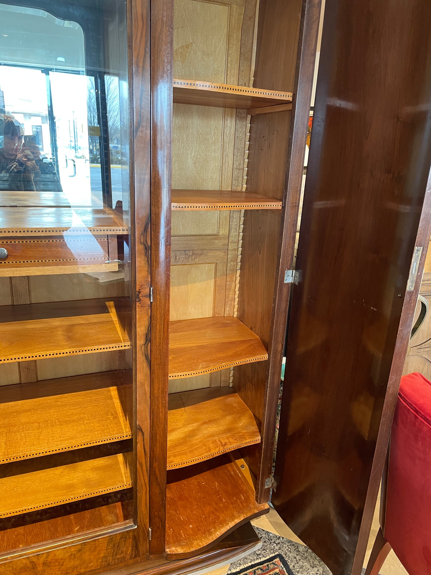 Art Deco Three Door Armoire/Bar (0KP00M)