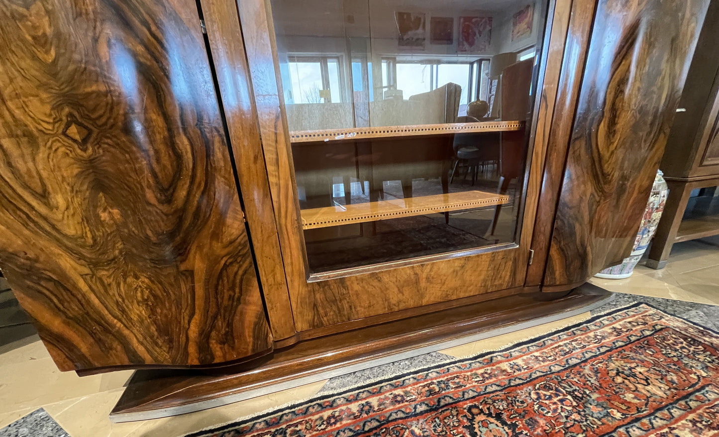 Art Deco Three Door Armoire/Bar (0KP00M)