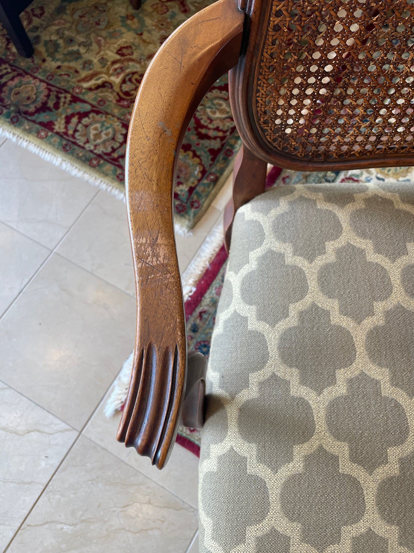 Davis Furniture Company Caned Dining Chairs, set of 6 (037002)