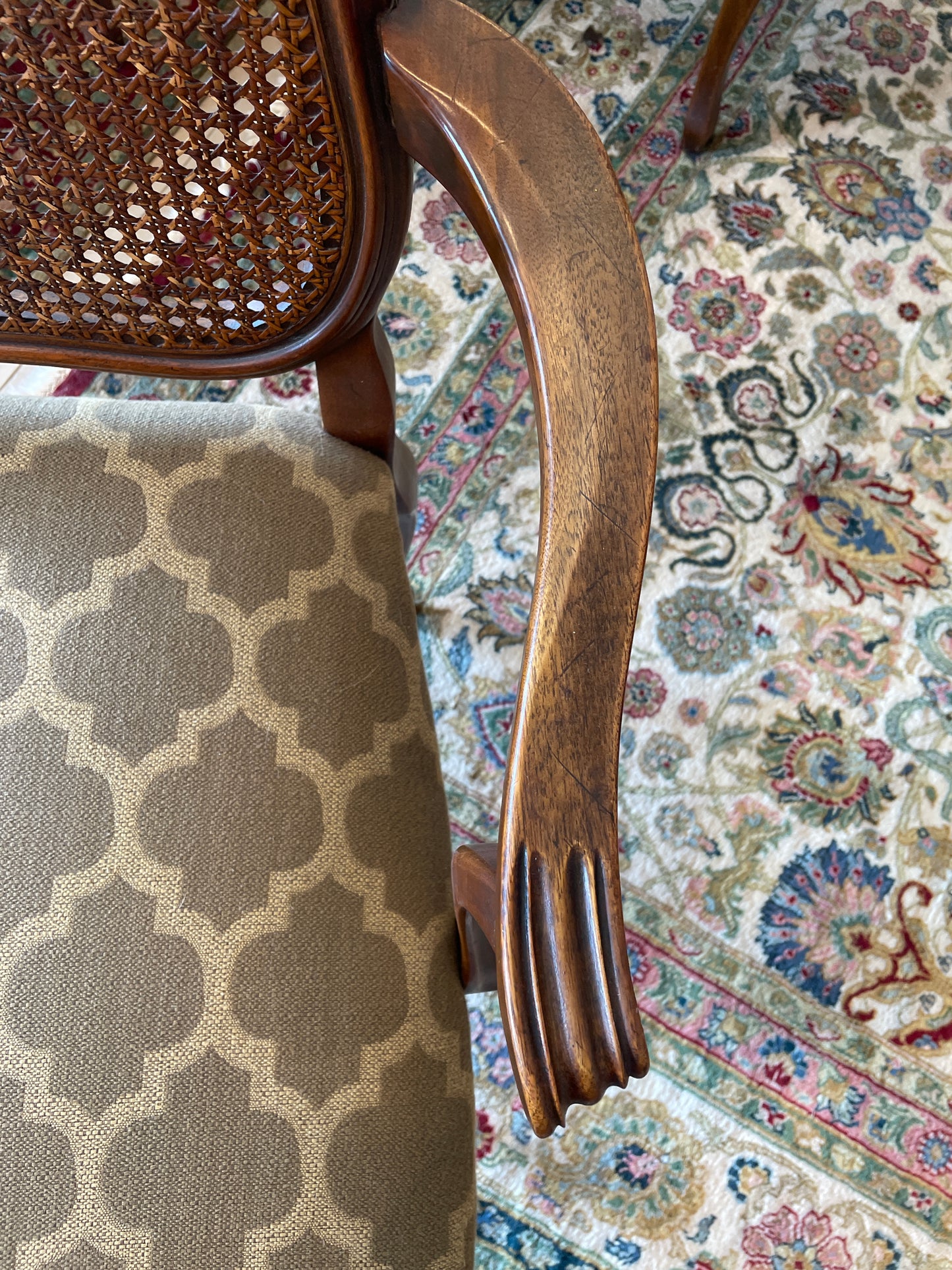 Davis Furniture Company Caned Dining Chairs, set of 6 (037002)