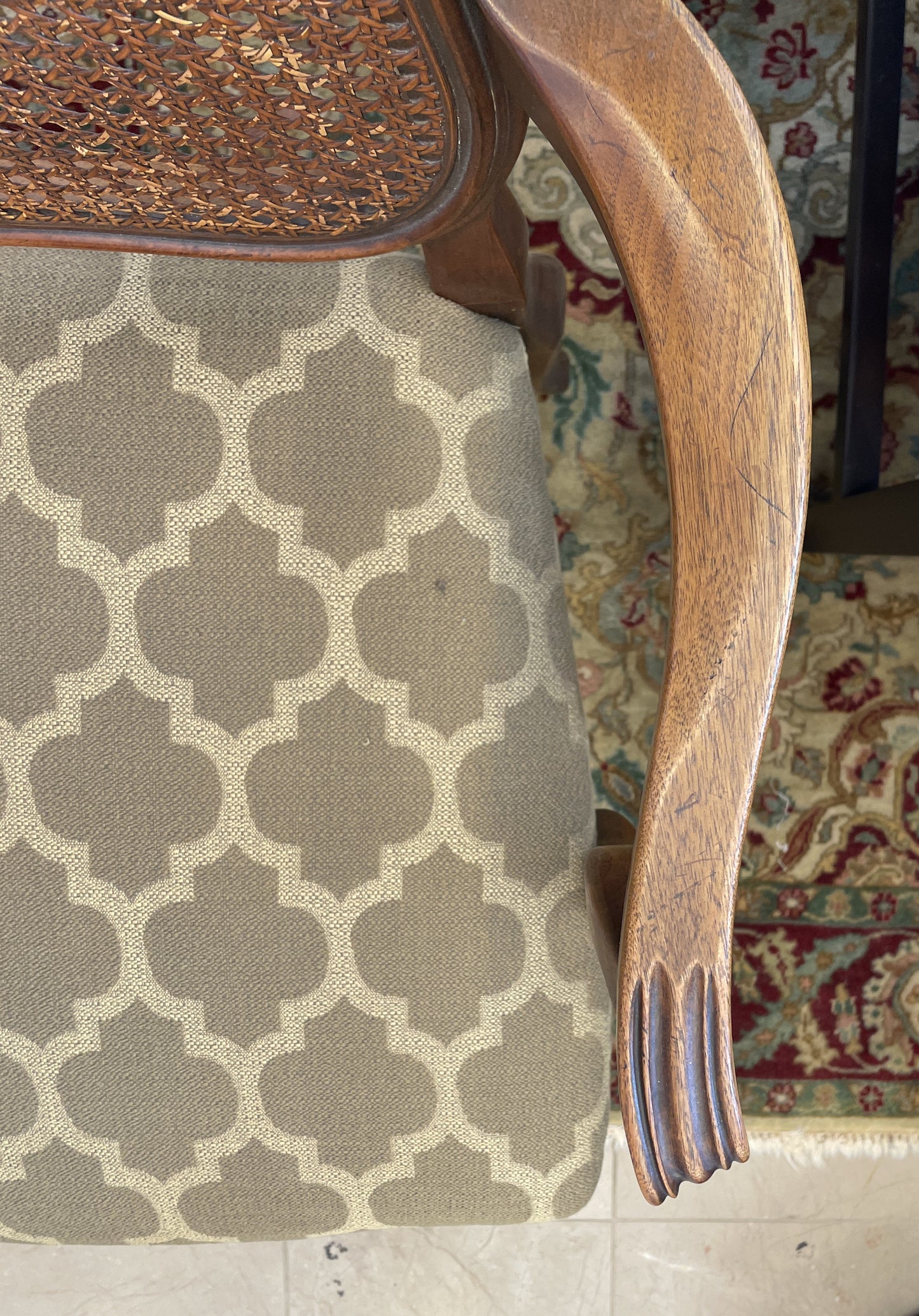 Davis Furniture Company Caned Dining Chairs, set of 6 (037002)