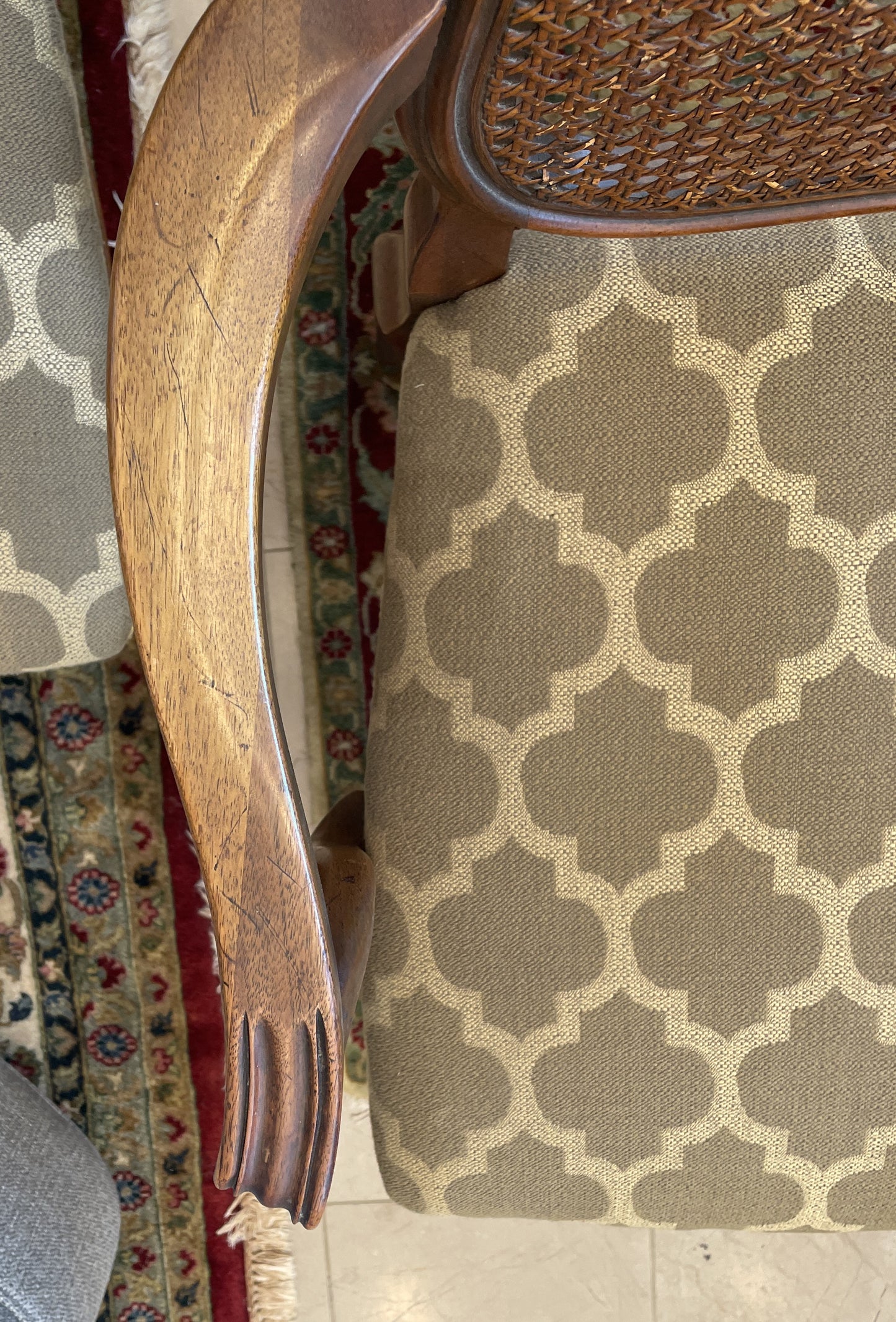 Davis Furniture Company Caned Dining Chairs, set of 6 (037002)