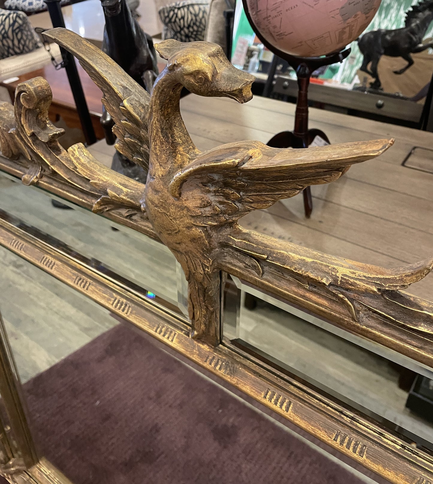 Decorative Arts Phoenix Mirror, AS IS (0OH007)