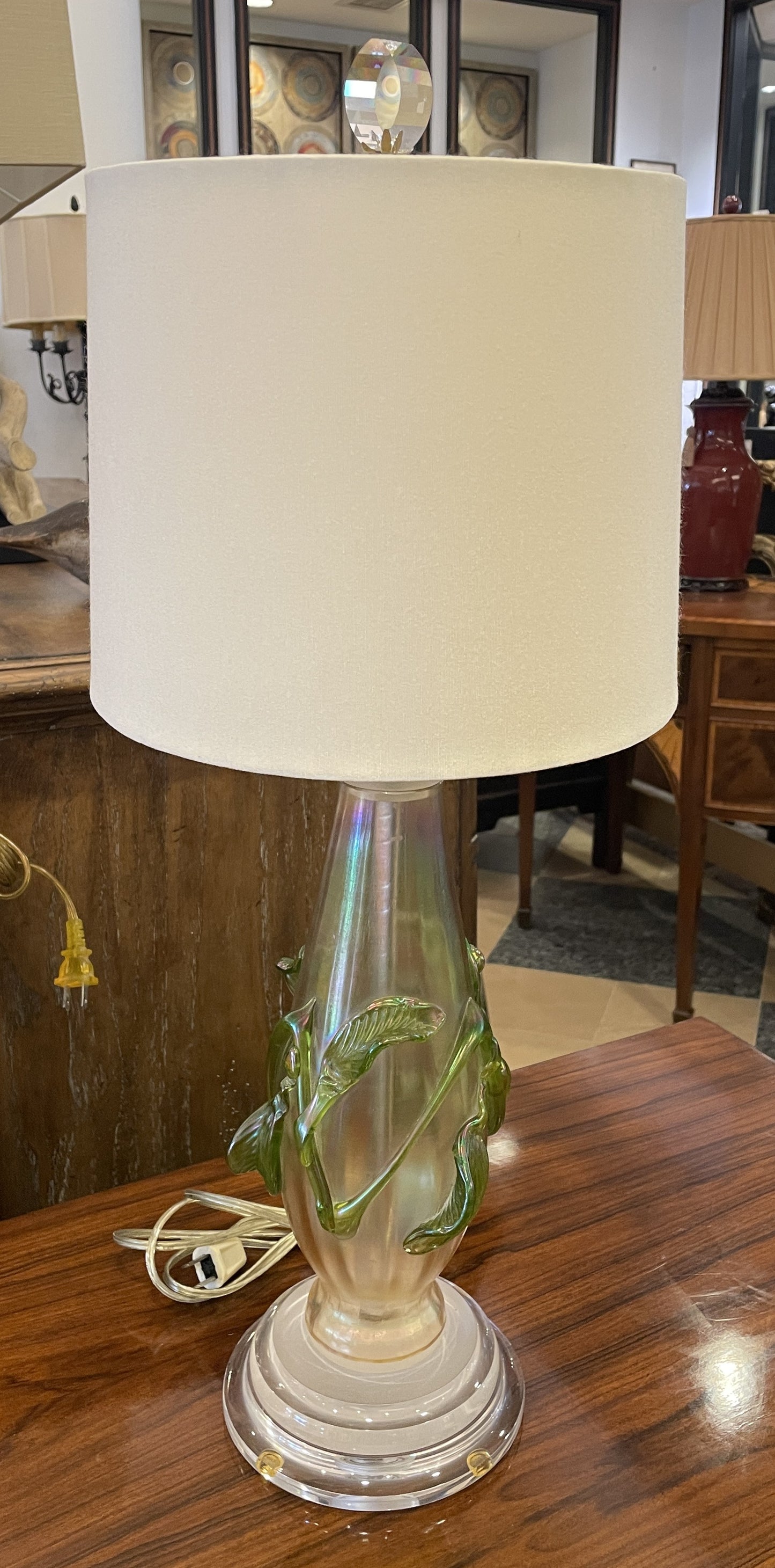 Art Nouveau Iridized Kralik Lamp (0KP00P)