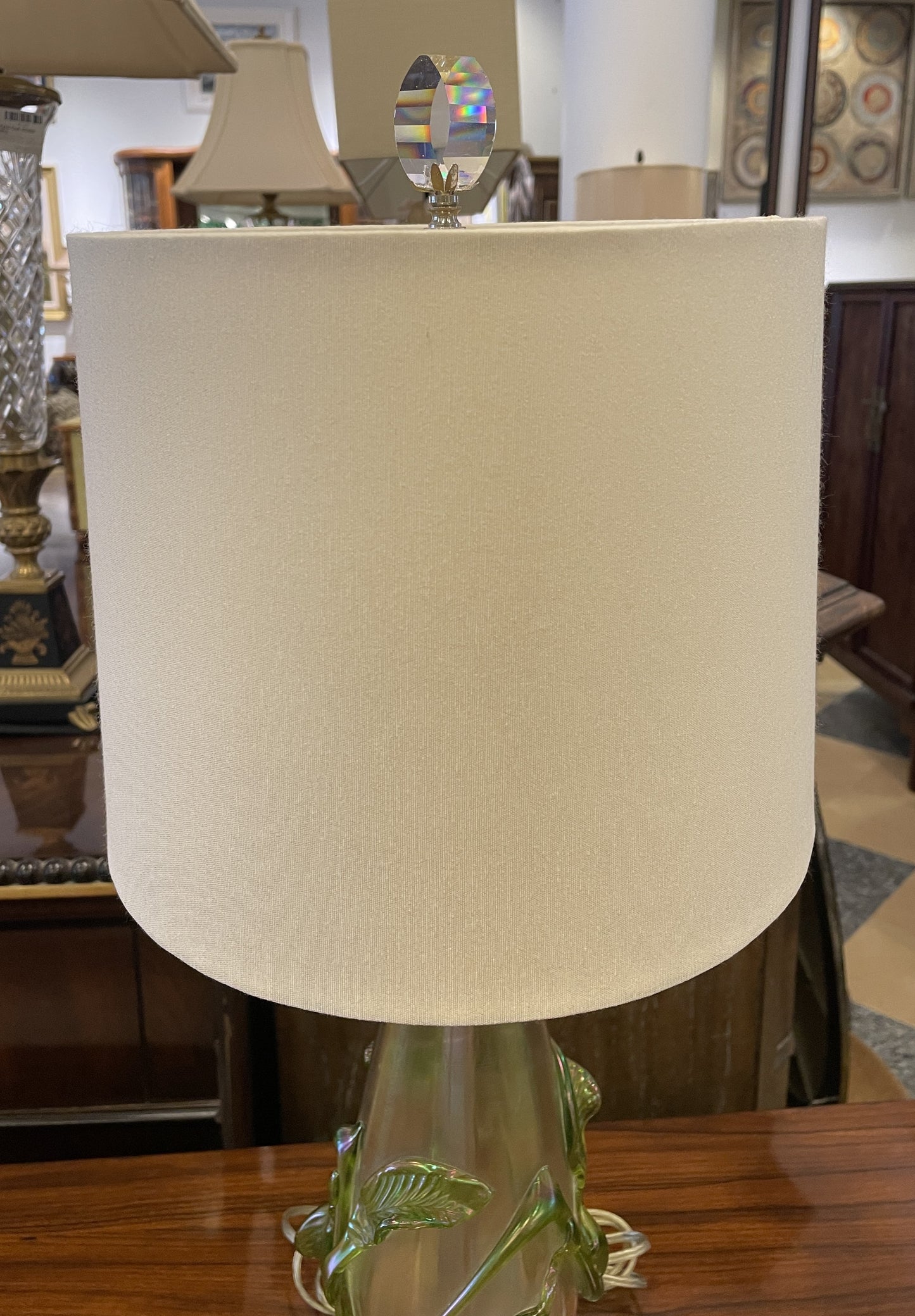 Art Nouveau Iridized Kralik Lamp (0KP00P)