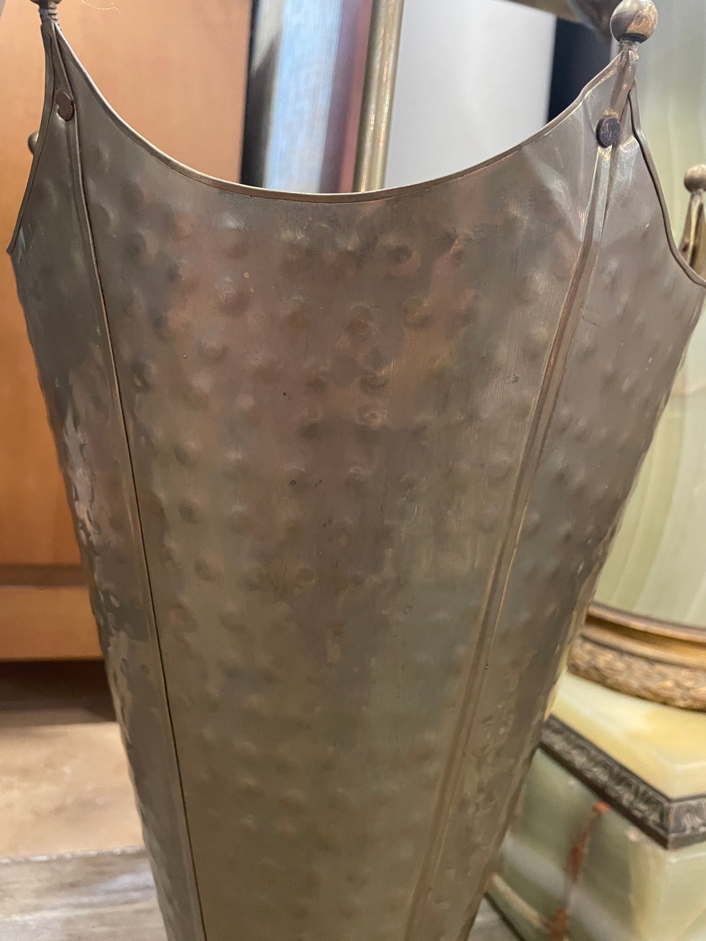 Figural Brass Umbrella Holder (0H000D)