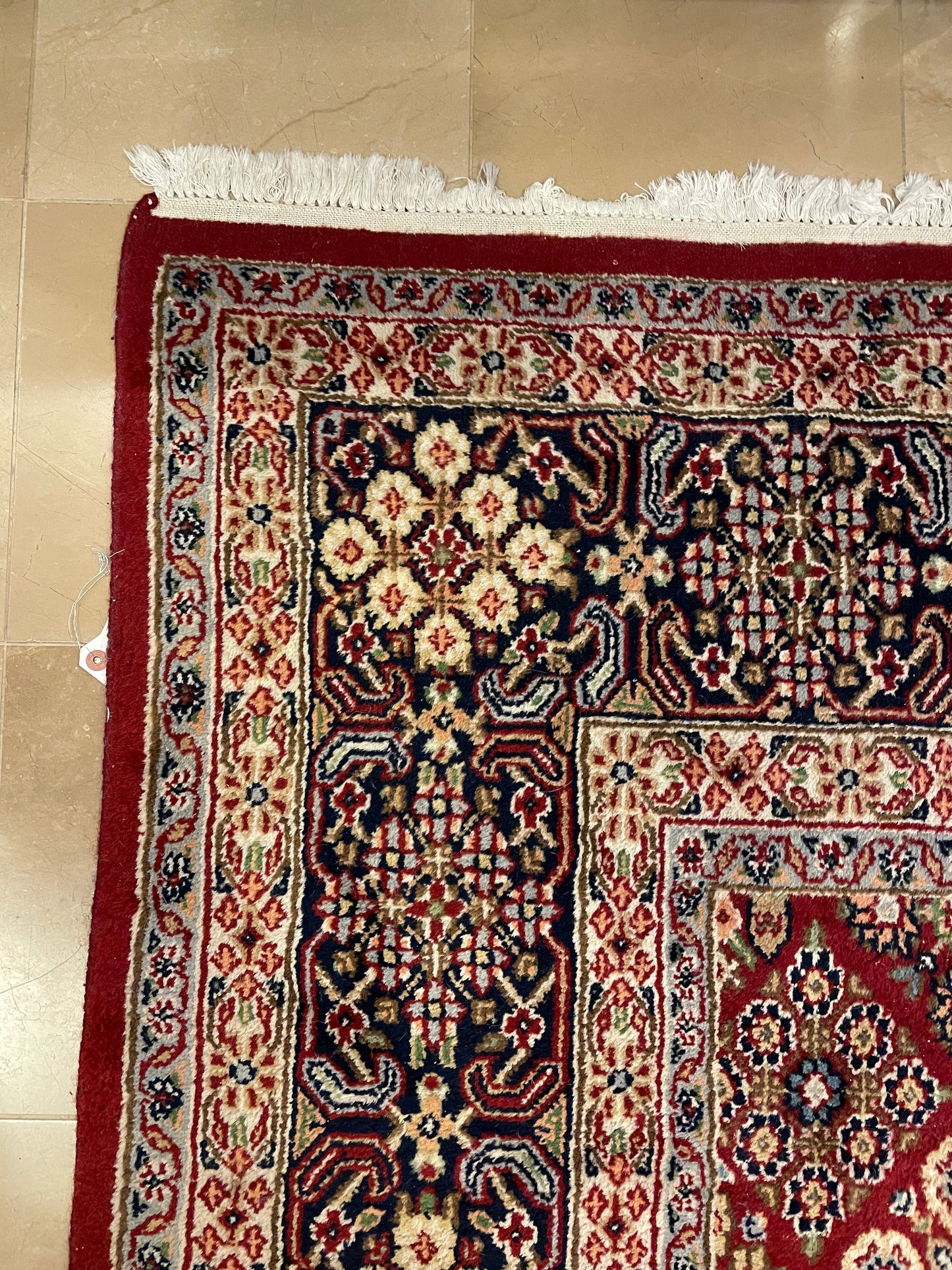 Super Kazak Wool Rug, reds and blues (Approx. 7'9x10'5) (0IF001)