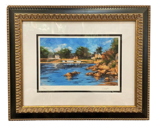Elizabeth Bazin "L'ile aux Moines" Lithograph (0CY001)