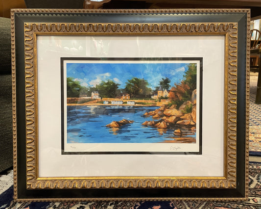 Elizabeth Bazin "L'ile aux Moines" Lithograph (0CY001)
