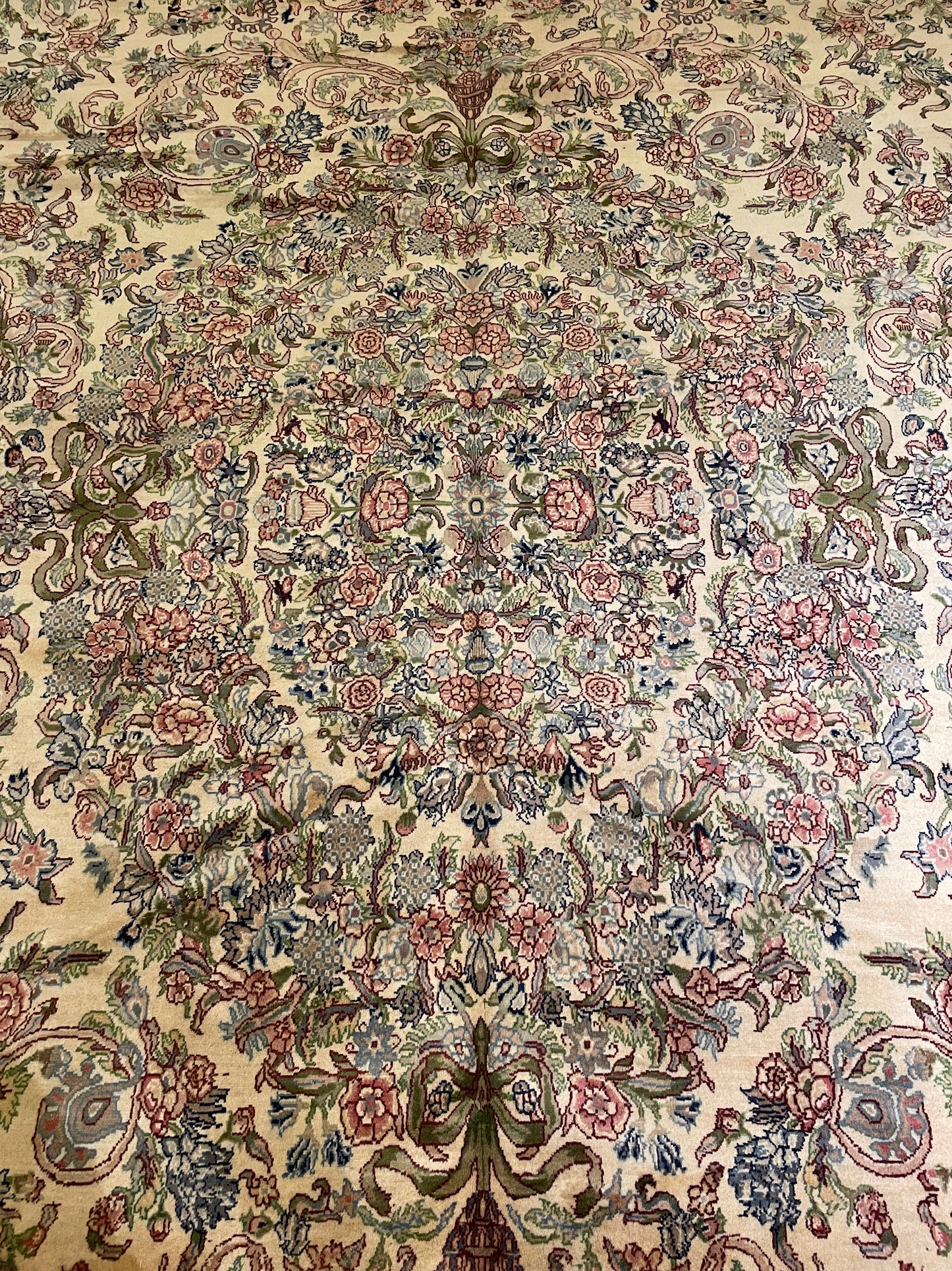 Hand Knotted French Tabriz AS IS (Approx. 9'10x13'5) (01D01X)