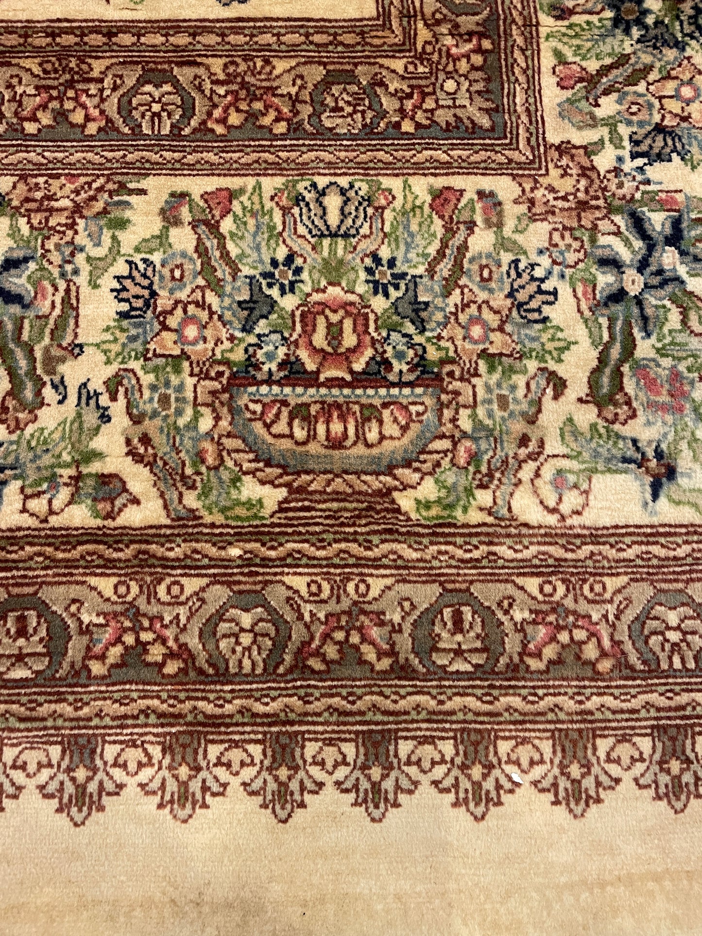 Hand Knotted French Tabriz AS IS (Approx. 9'10x13'5) (01D01X)