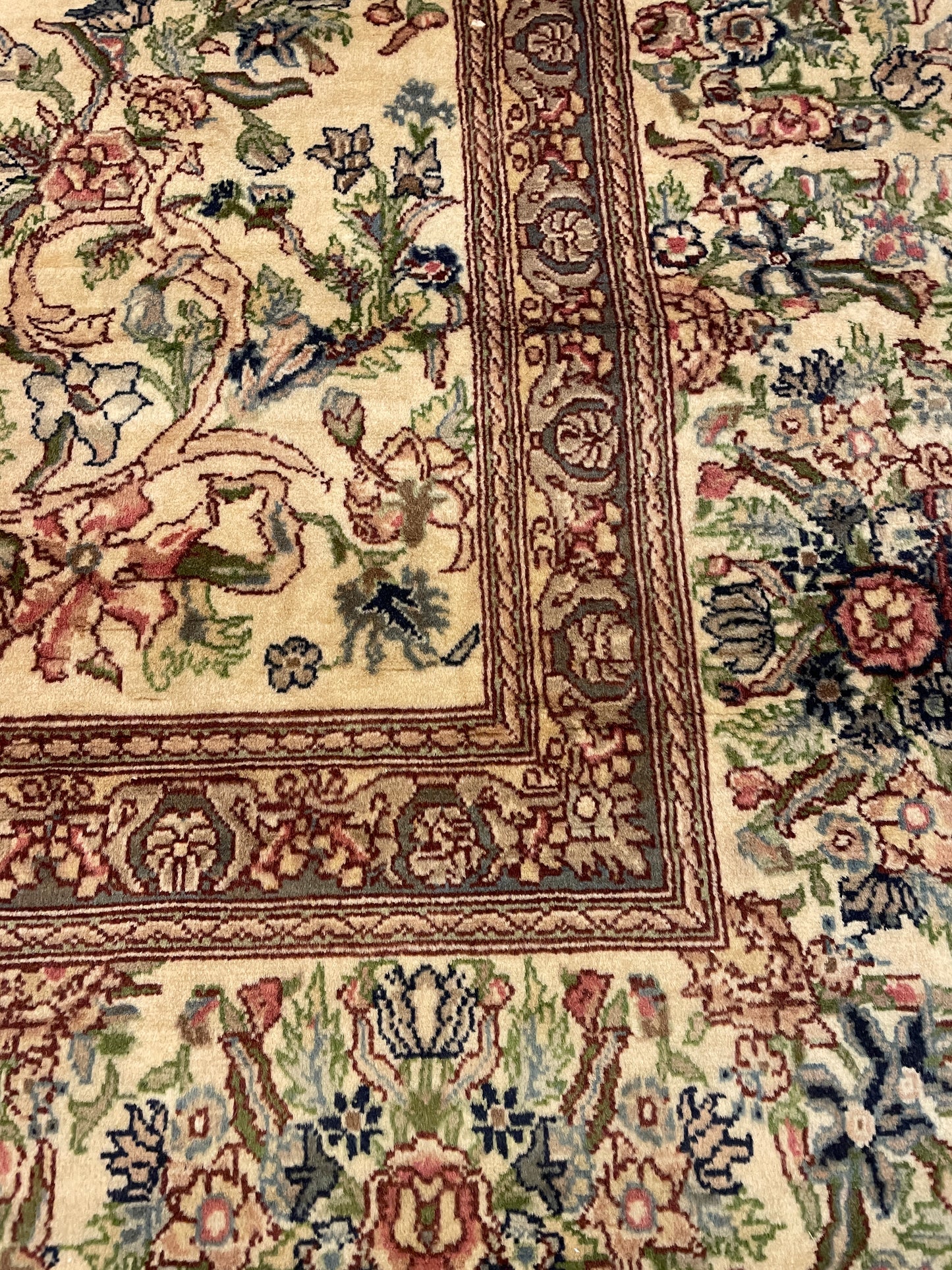Hand Knotted French Tabriz AS IS (Approx. 9'10x13'5) (01D01X)