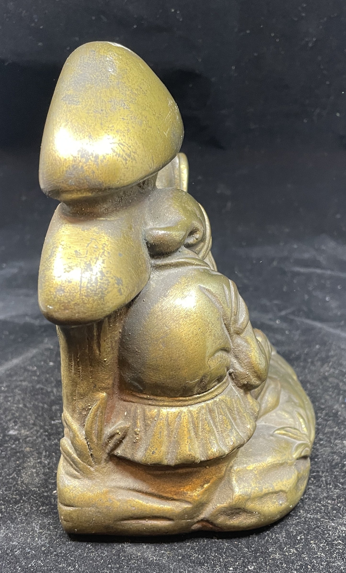 Armor Bronze Magic Mushroom Bookends by Allen (0H0008)