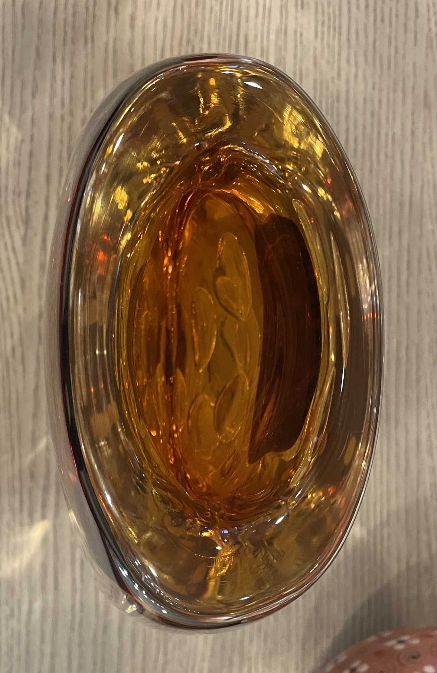 Vetro Artistico Murano Orange Vase (0OH005)