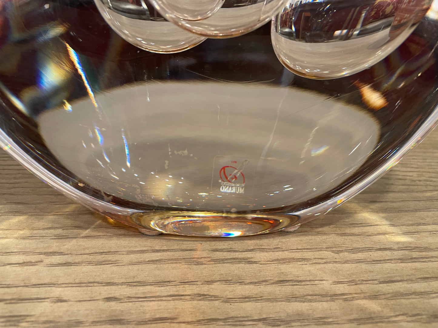 Vetro Artistico Murano Orange Vase (0OH005)