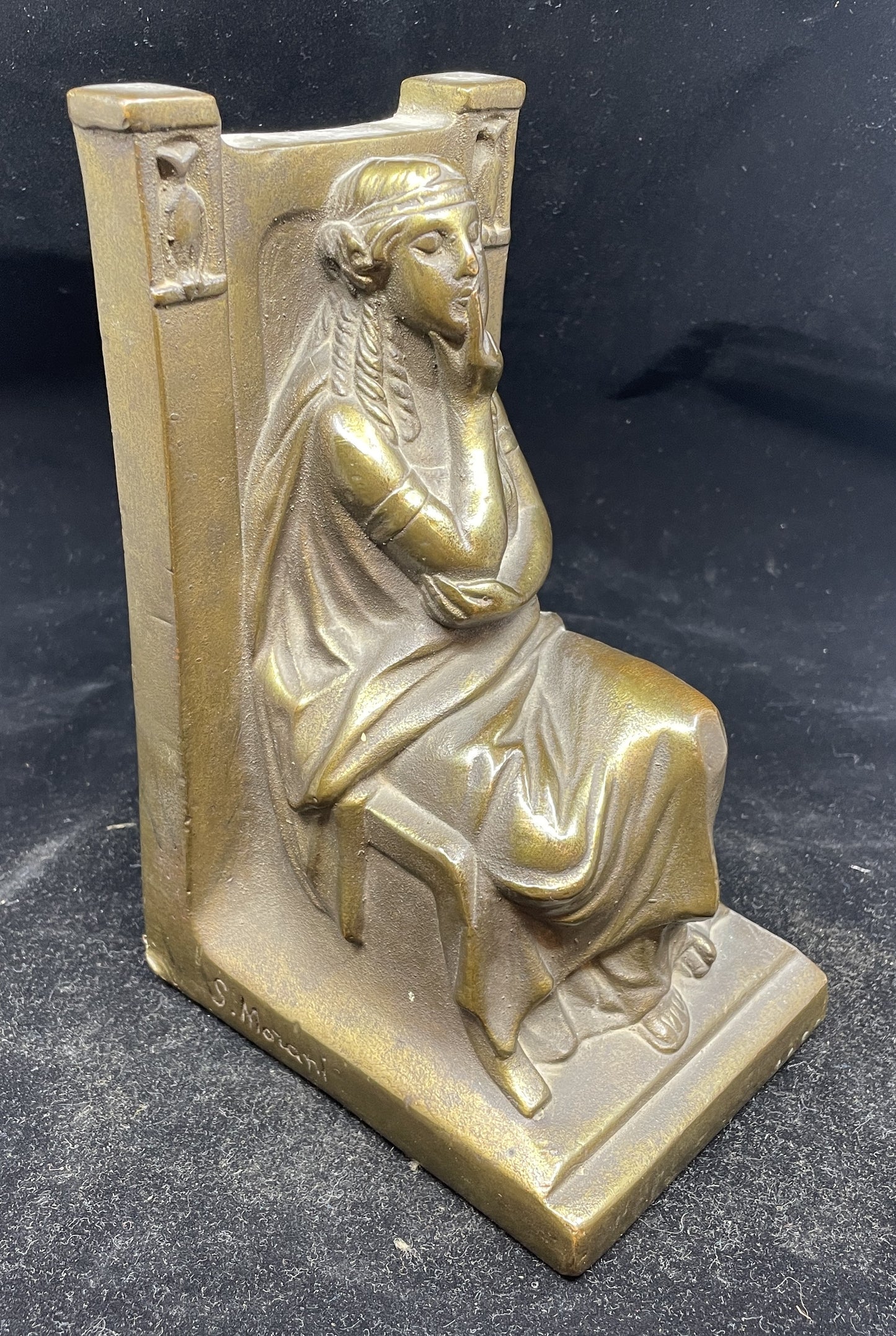 Armor Bronze Silence Bookends by Morani (0H0009)