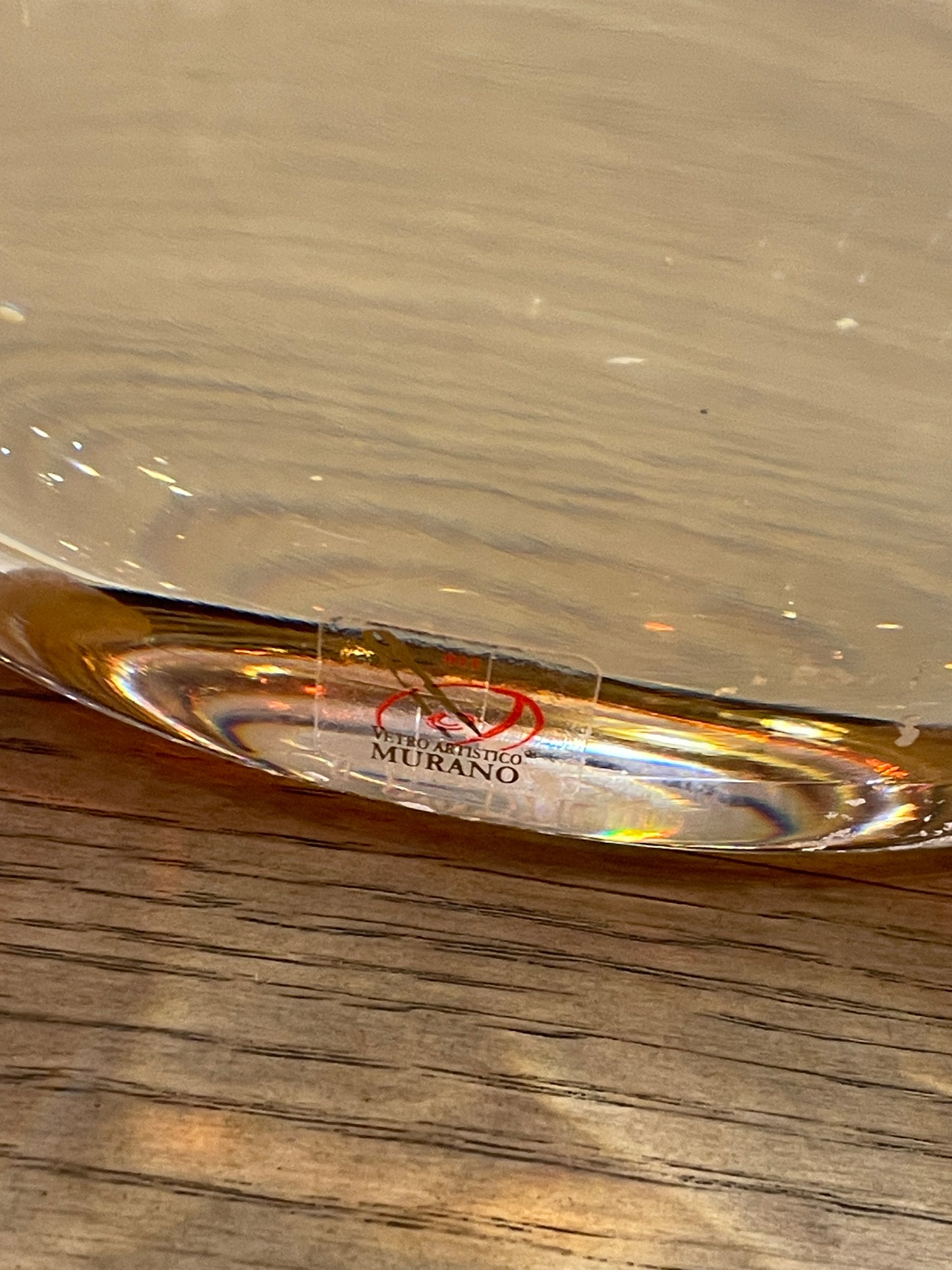 Vetro Artistico Murano Orange Vase (0OH005)