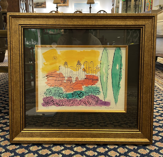 Wayne Ensrod "Village of San Gimignano Italy" Giclee (0CY00F)